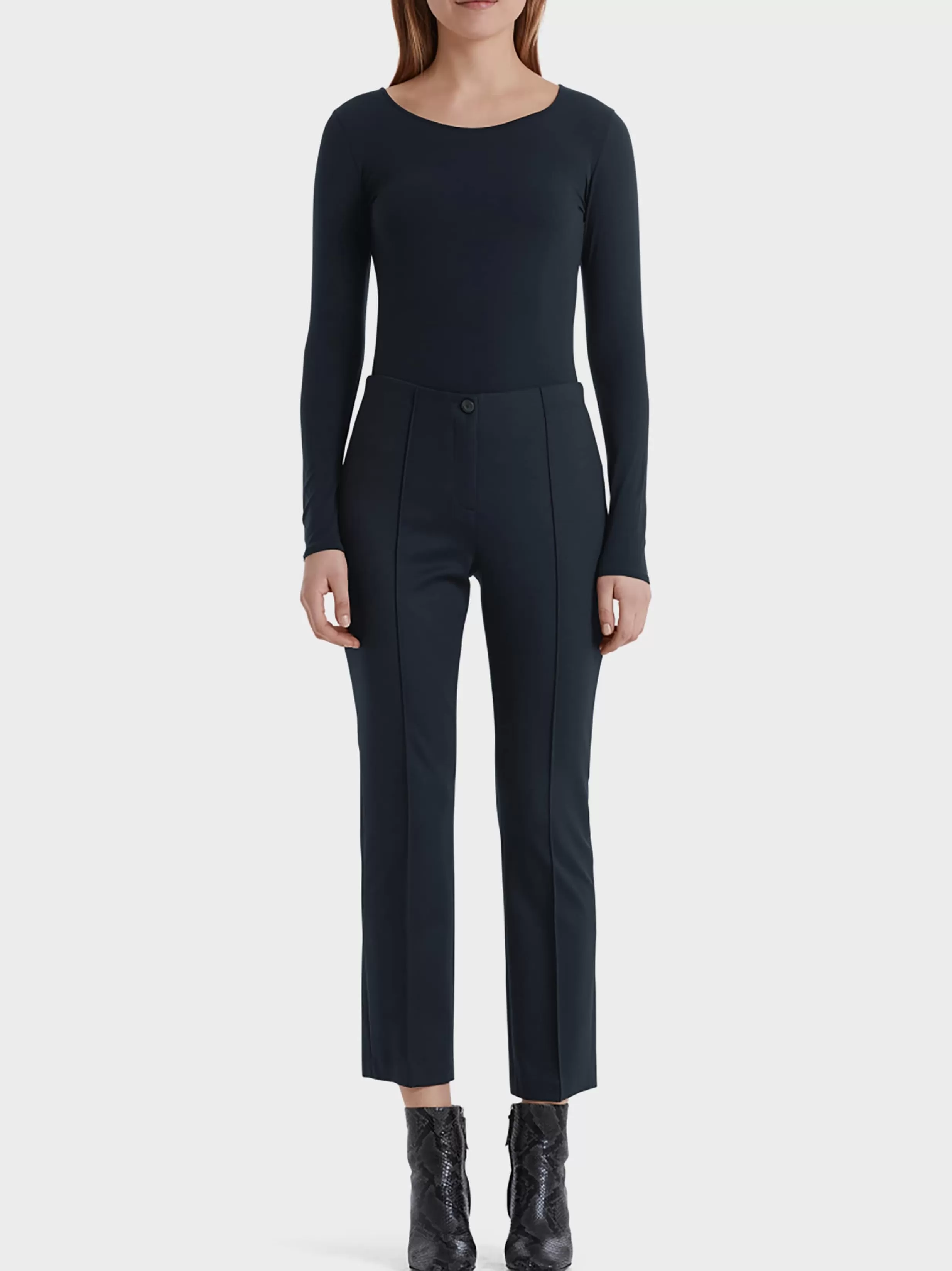 Shop Marc Cain 7/8 Hose aus feinem Jersey midnight blue