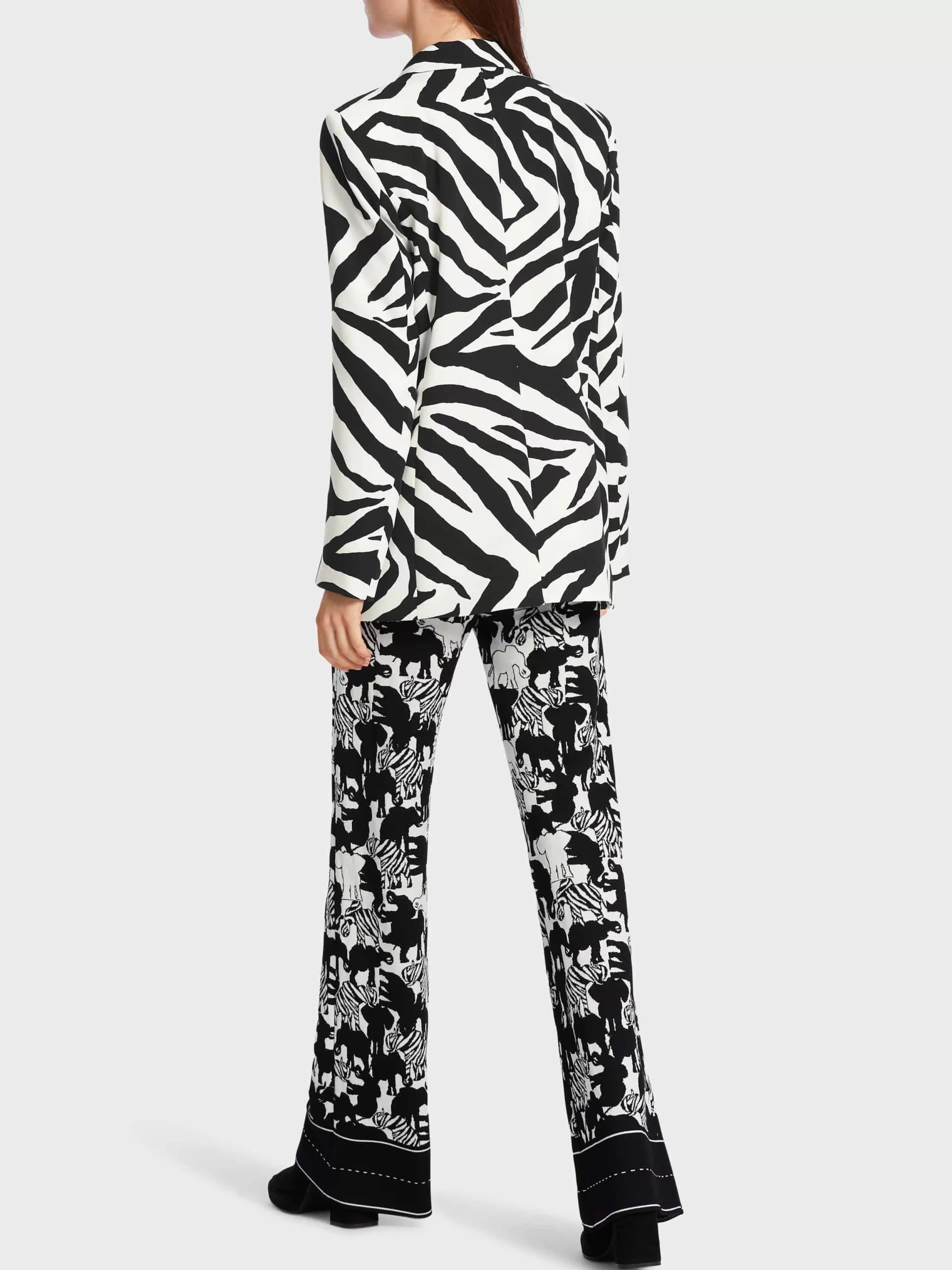 Shop Marc Cain Blazer im Zebra-Look white and black