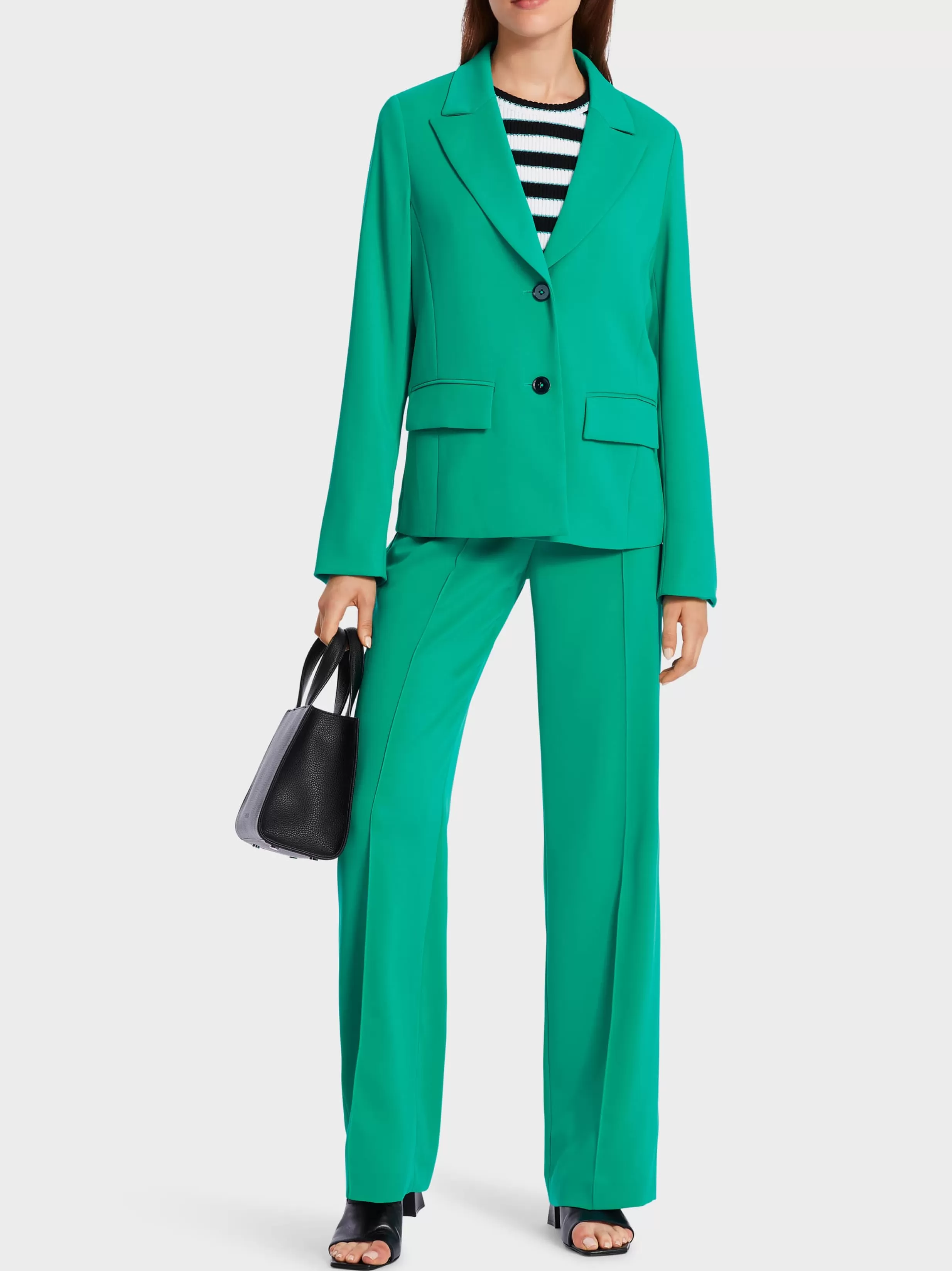 Outlet Marc Cain Blazer mit aufsteigendem Revers bright malachite