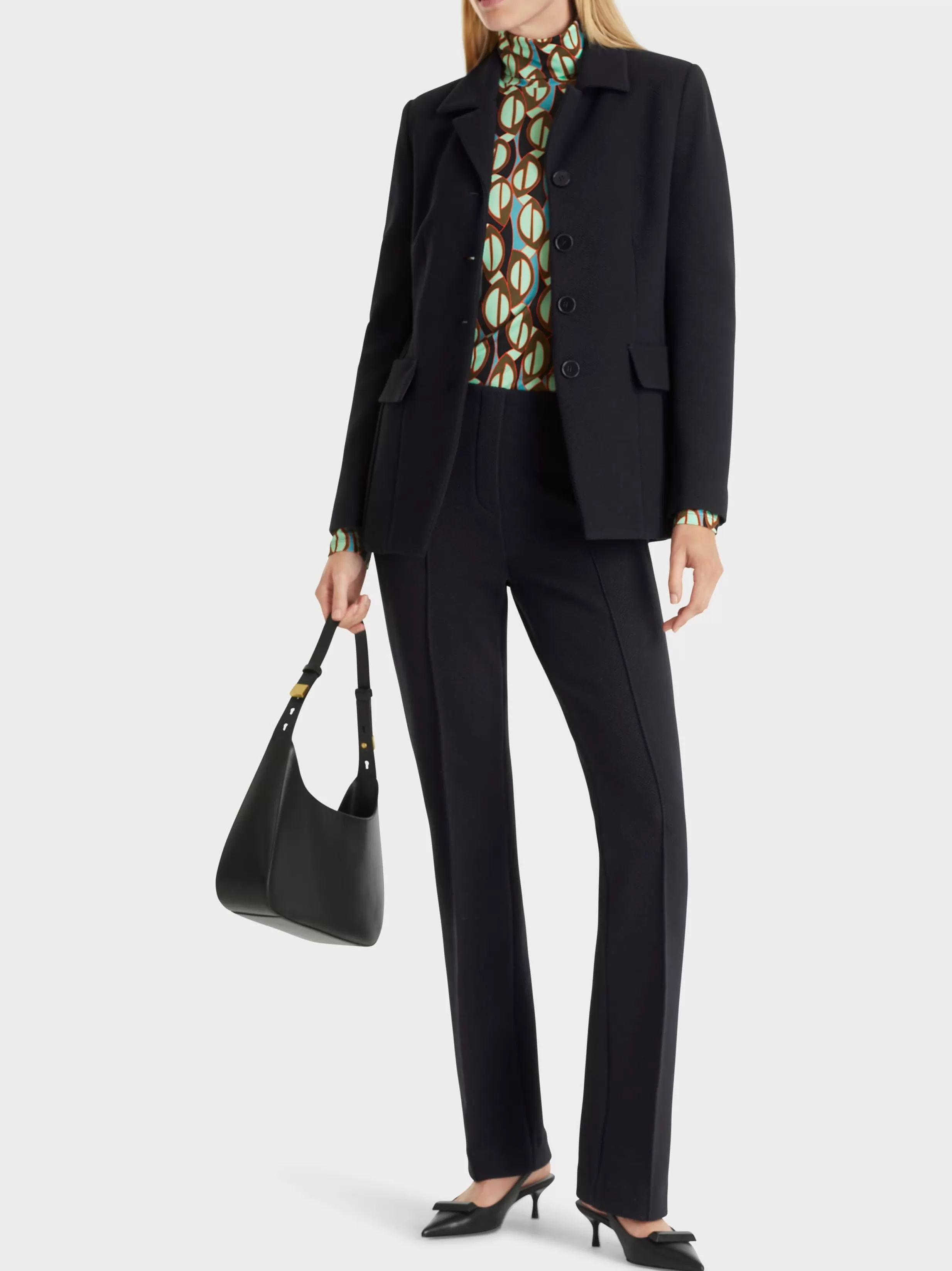 Cheap Marc Cain Blazer mit schmalem Revers midnight blue