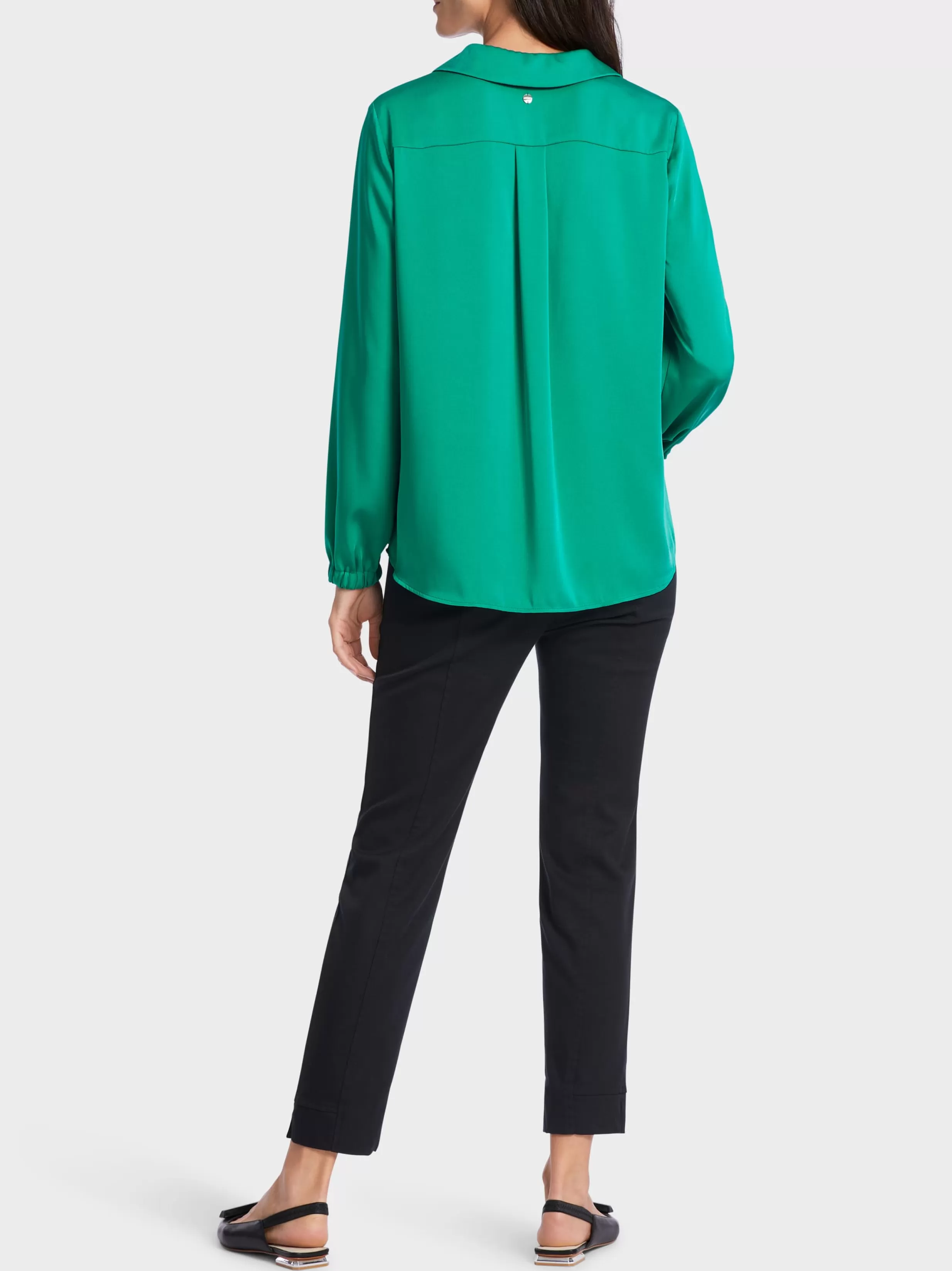 Store Marc Cain Bluse im Polo-Stil bright malachite