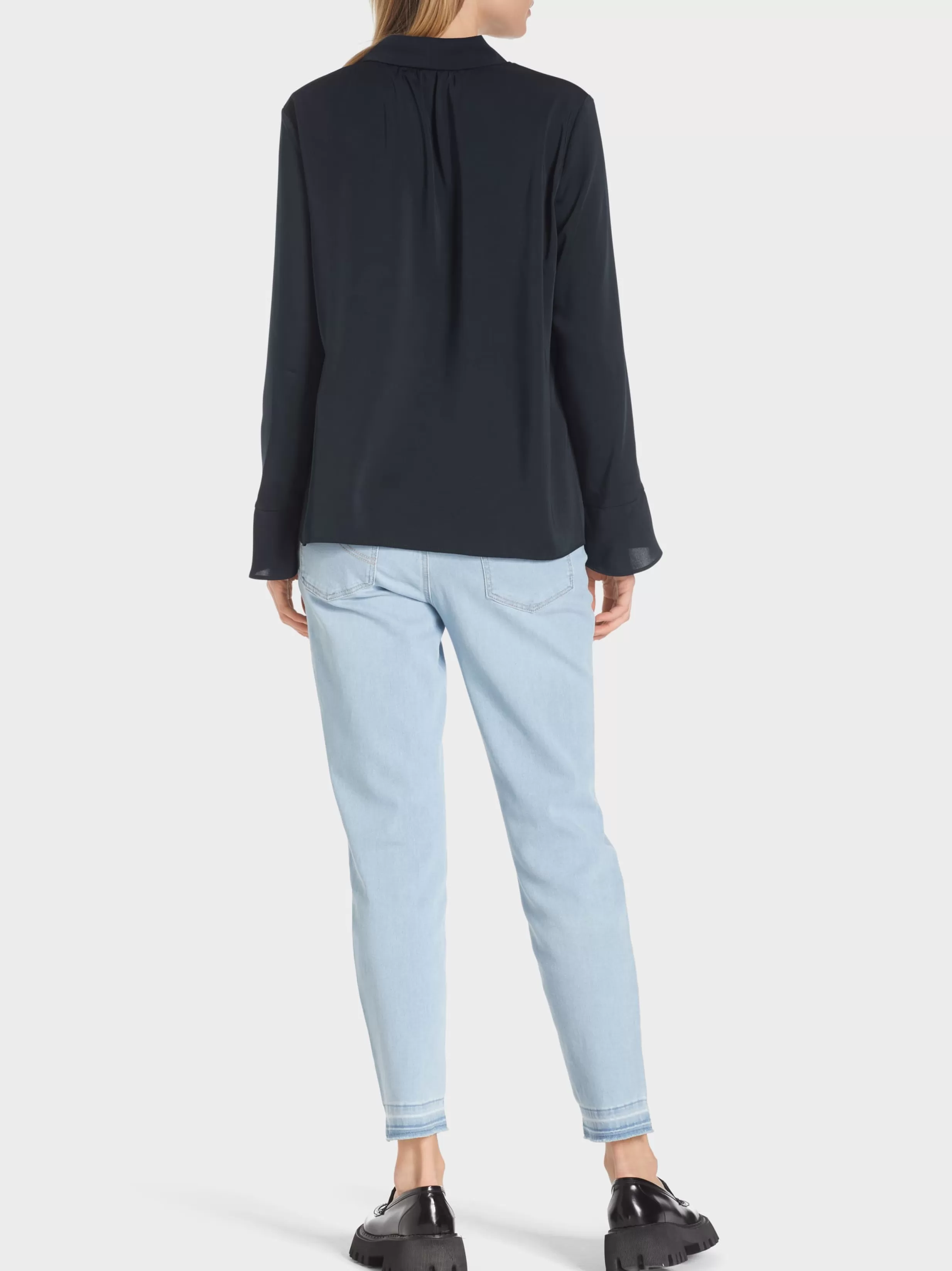 Online Marc Cain Bluse mit Schluppe midnight blue