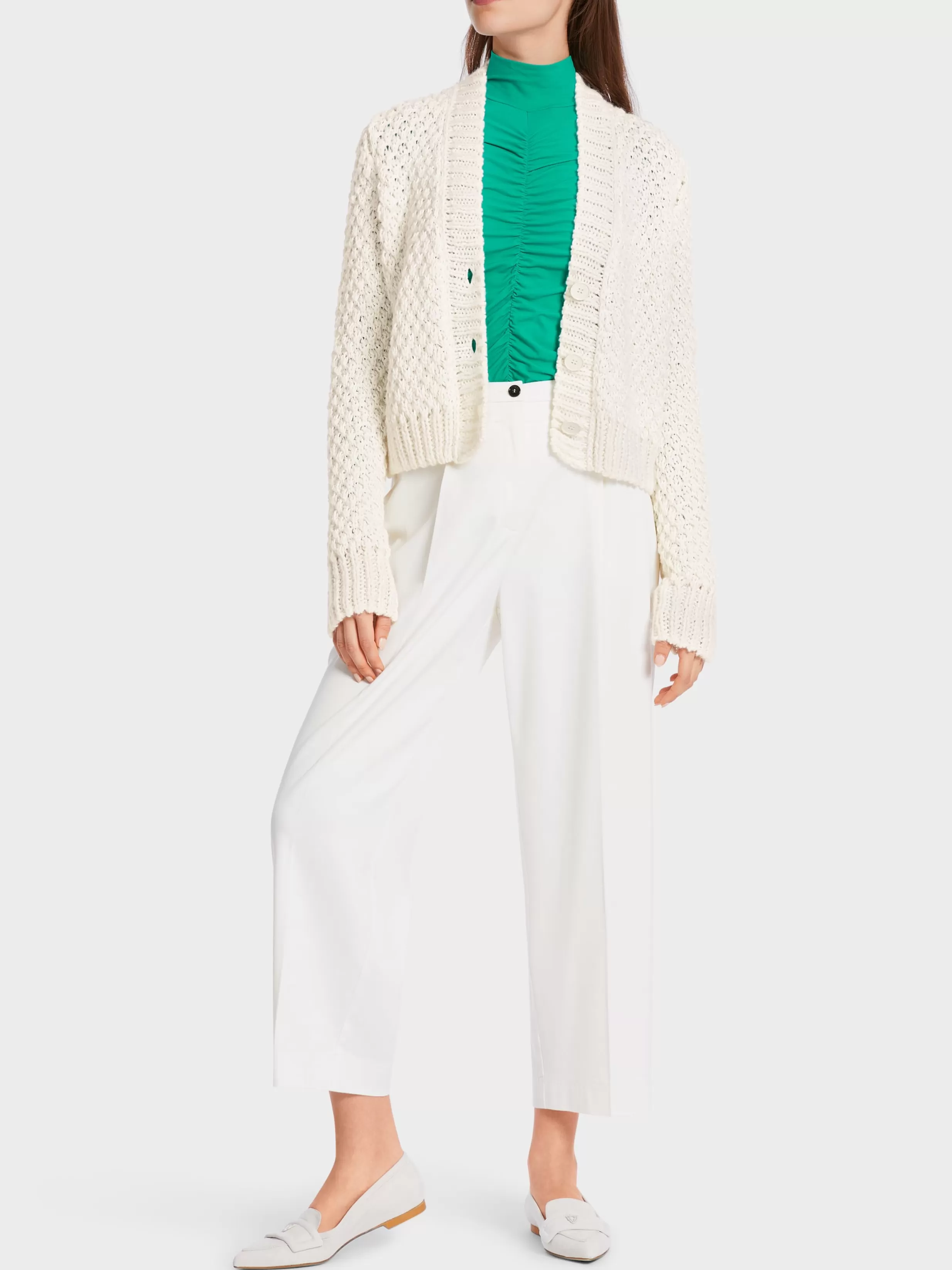 Sale Marc Cain Cardigan "Rethink Together" off-white