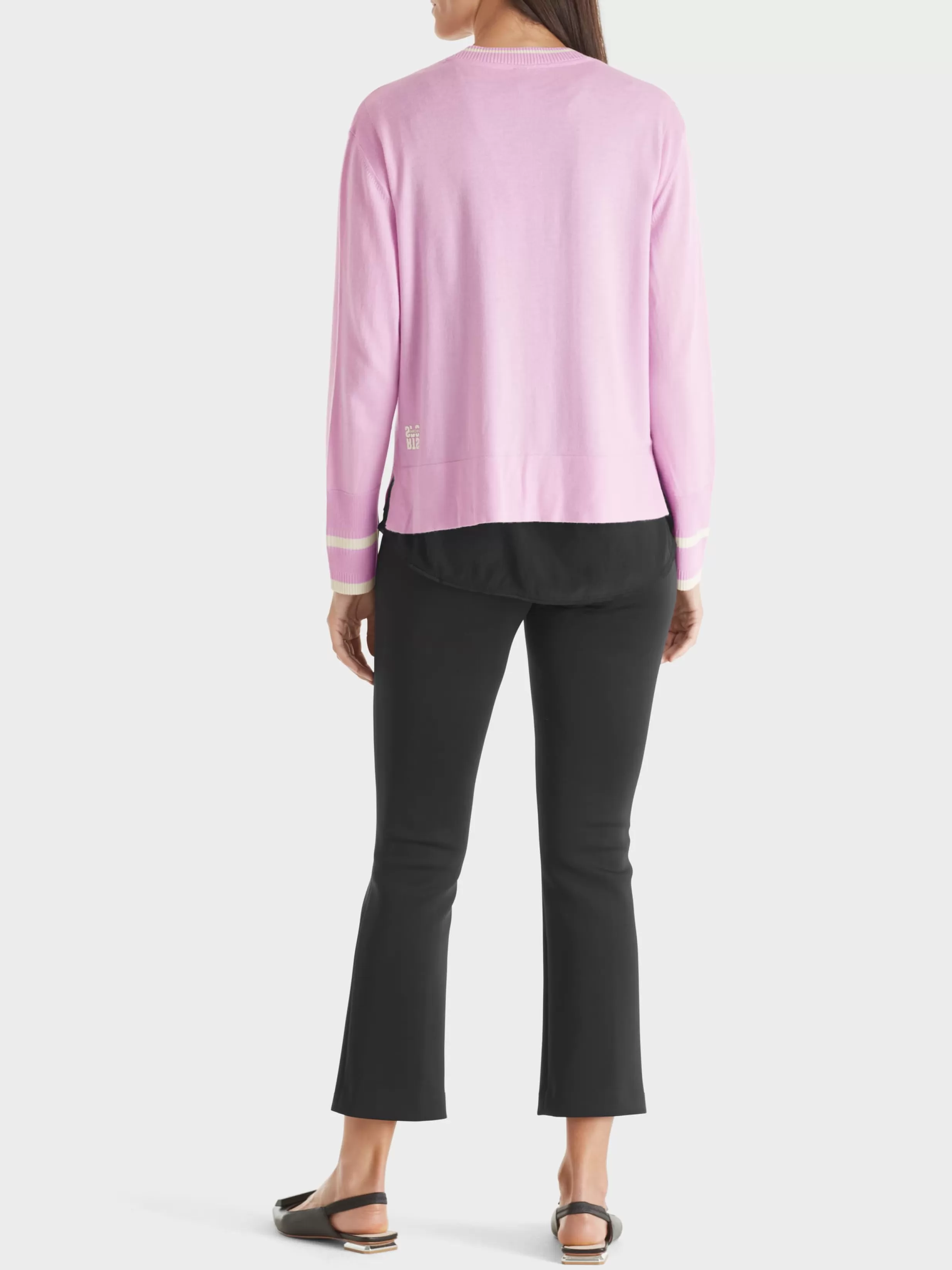 Cheap Marc Cain Cardigan "Rethink Together" bright pink lavender