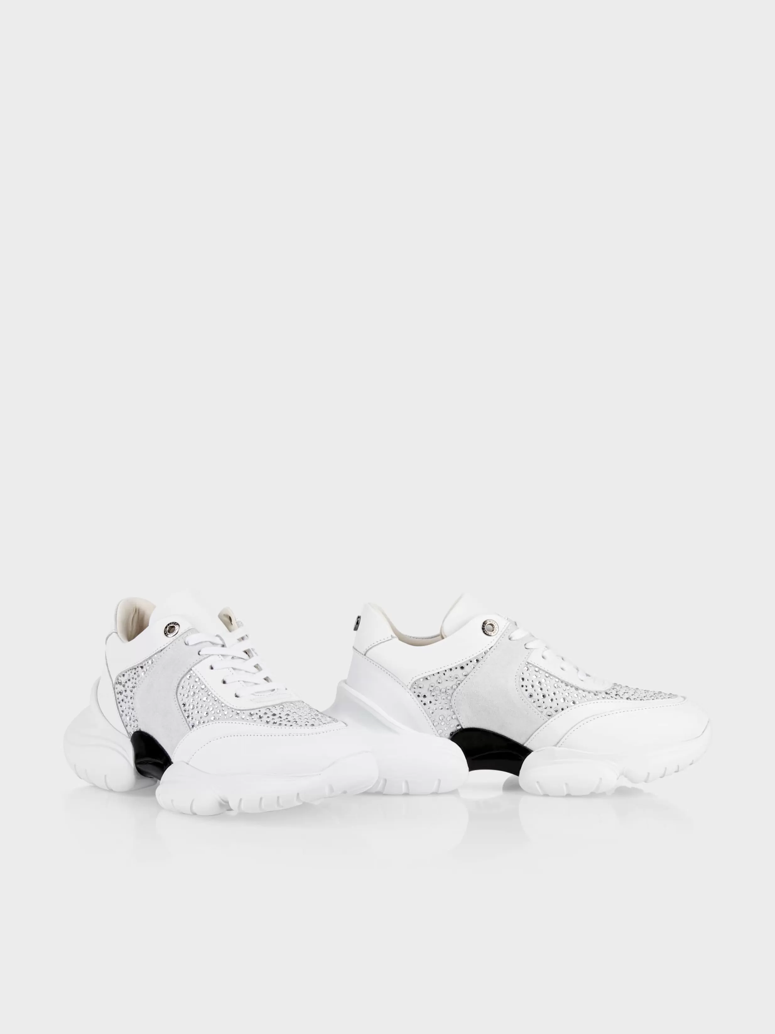 Best Marc Cain Chunky Sneaker mit Glitzer white