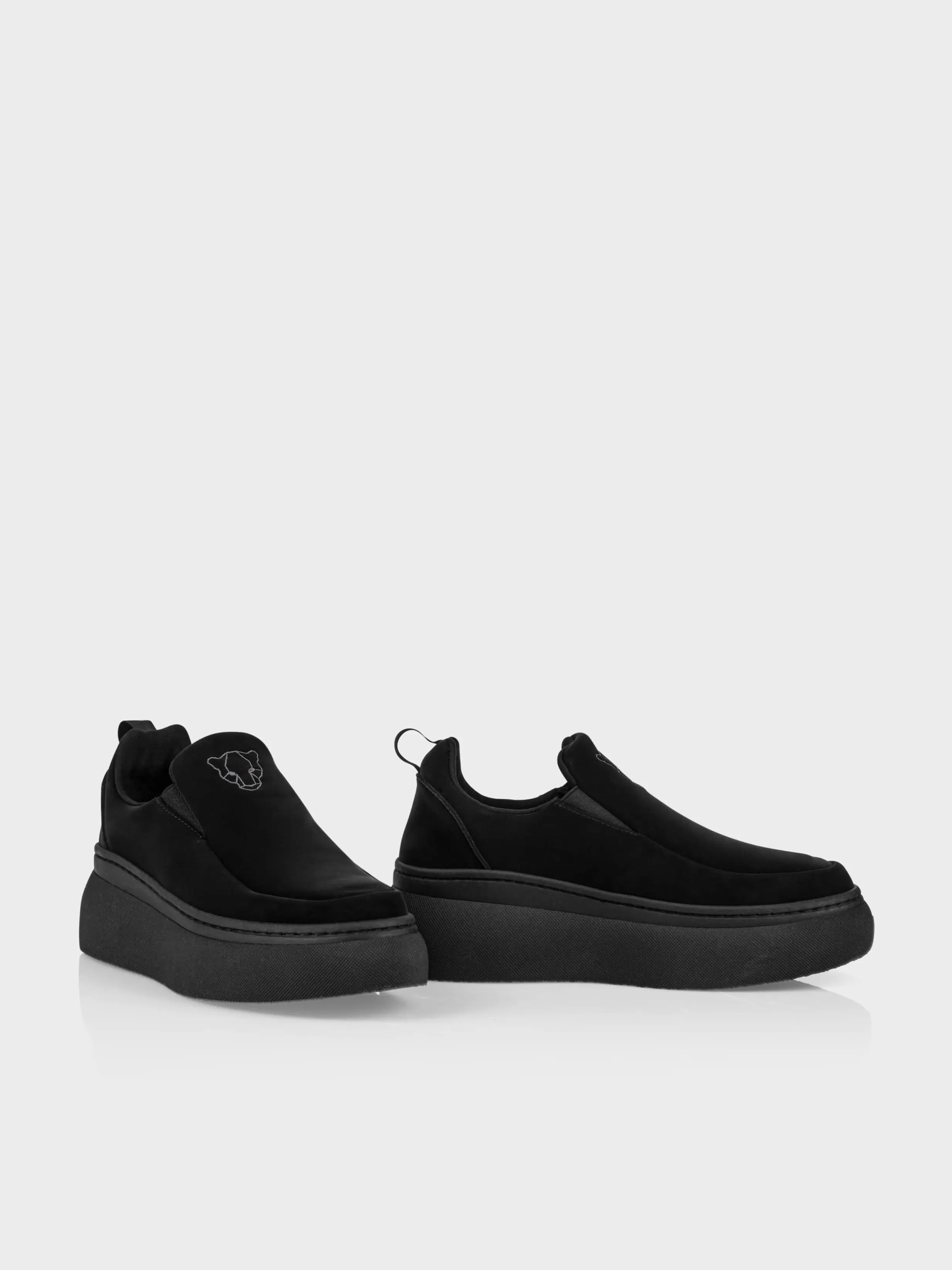 New Marc Cain Chunky Sneaker mit Leo-Kopf black