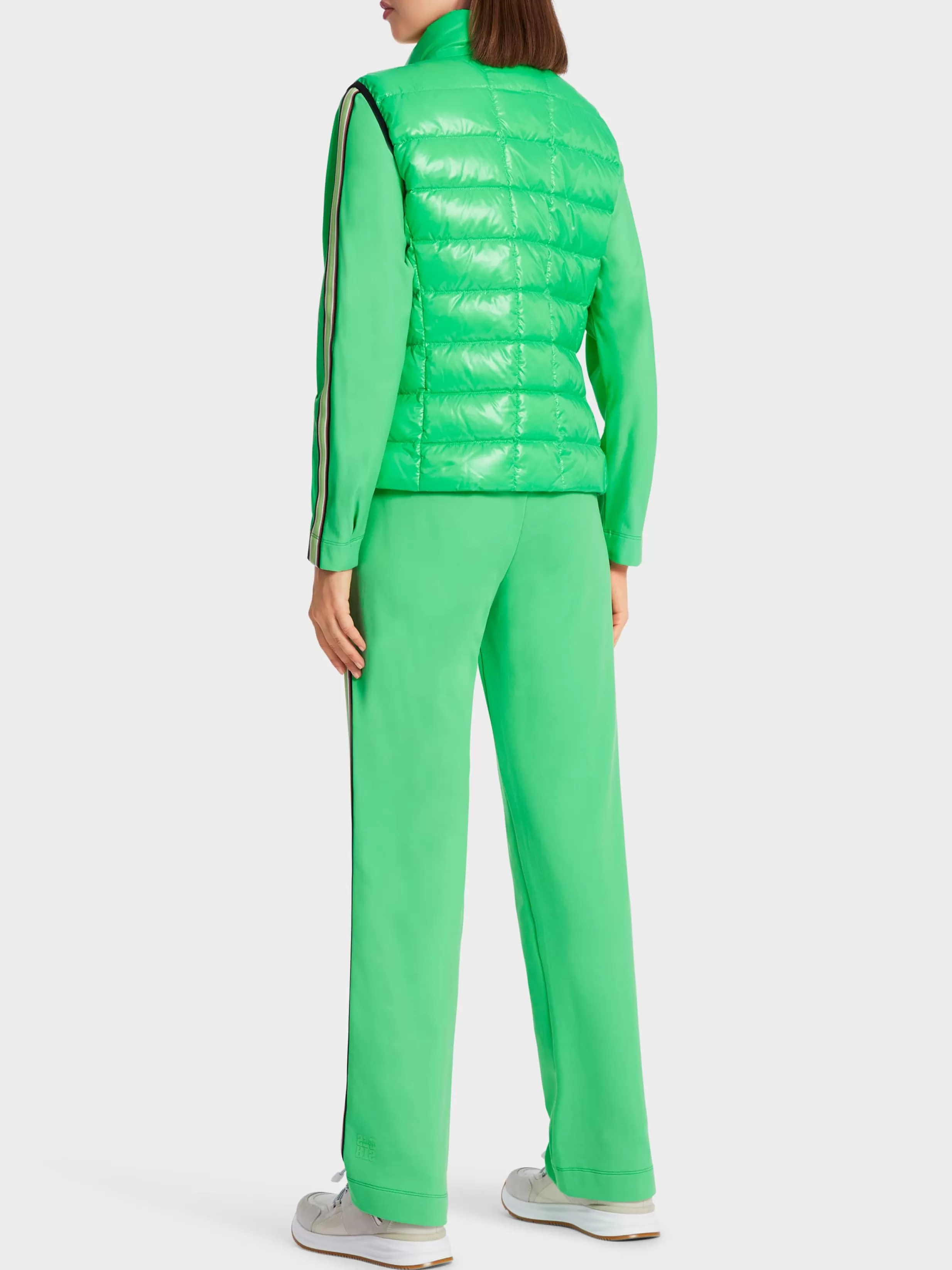 Shop Marc Cain Daunenweste mit Stehkragen new neon green