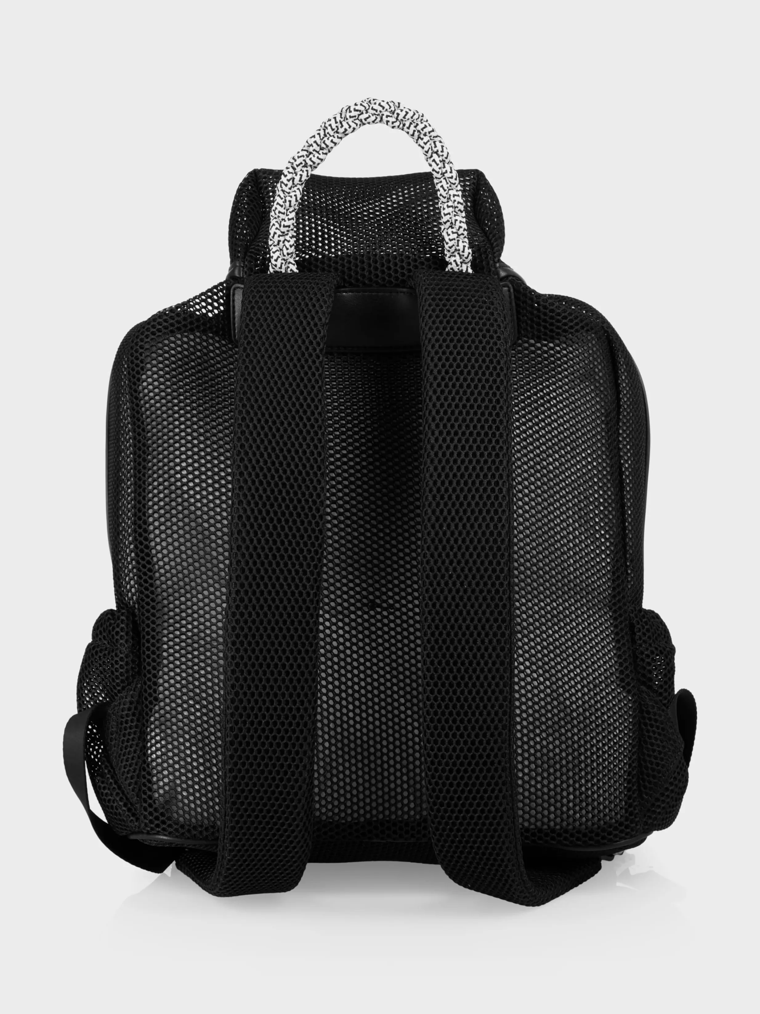 Cheap Marc Cain Fancy Rucksack aus Mesh black