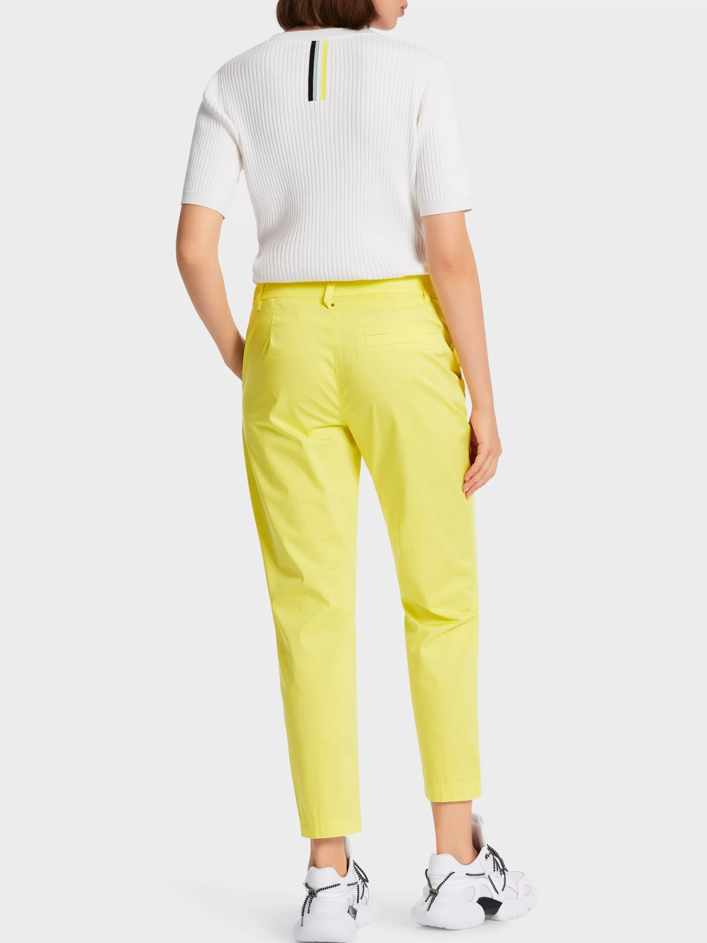 Fashion Marc Cain Feminin geschnittene Hose FRANCA soft limeade