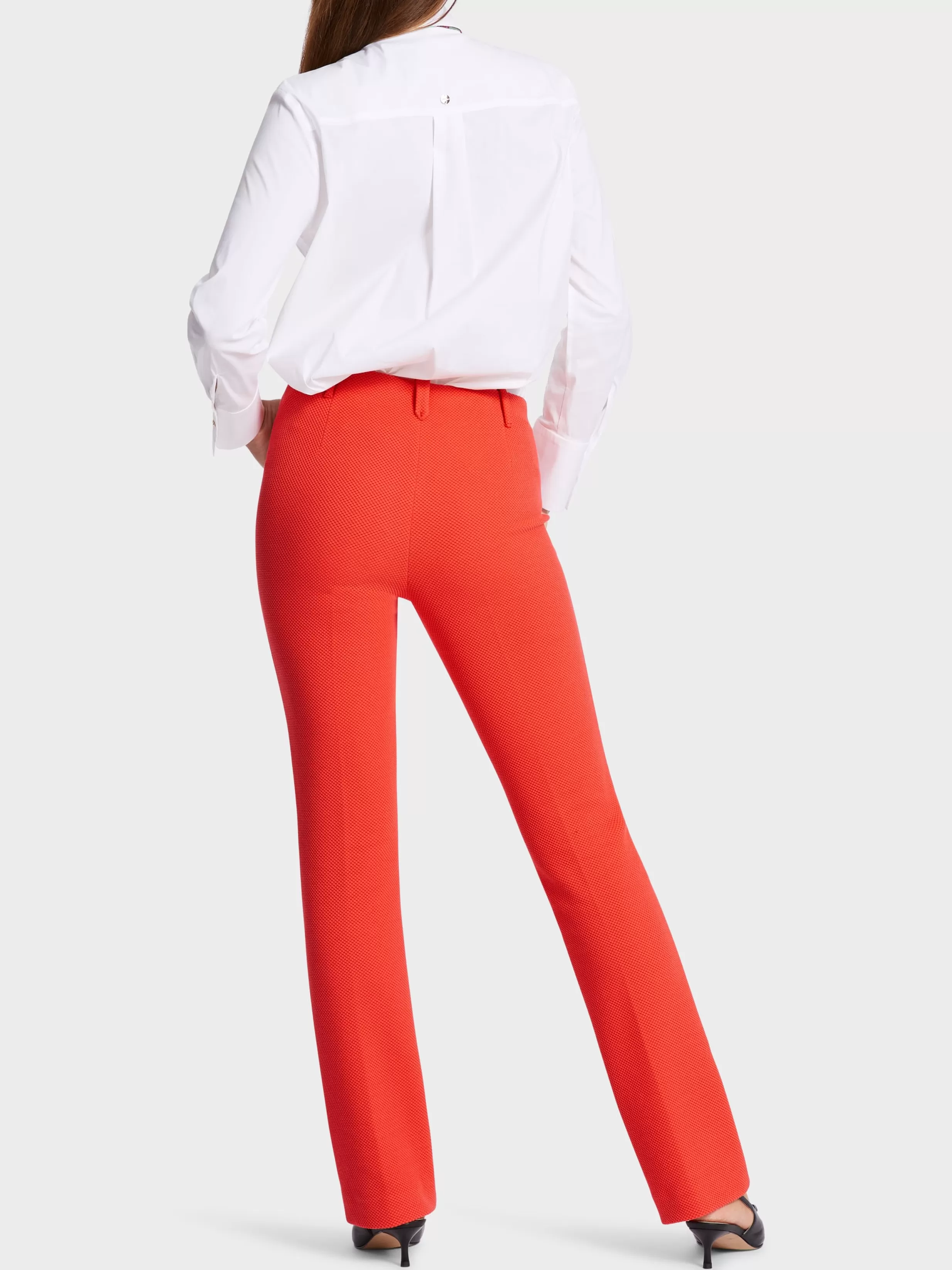 Online Marc Cain Feminin geschnittene Hose FREDERICA bright tomato