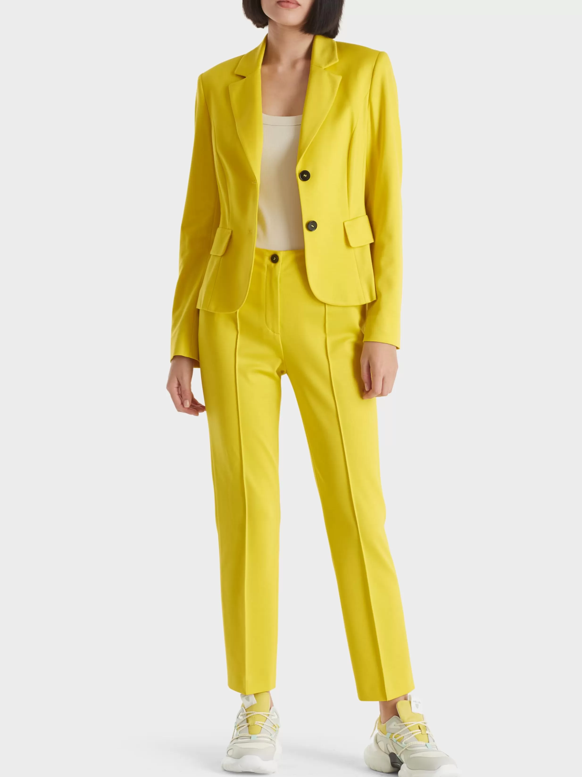 Fashion Marc Cain Figurnaher Blazer bright sulphur