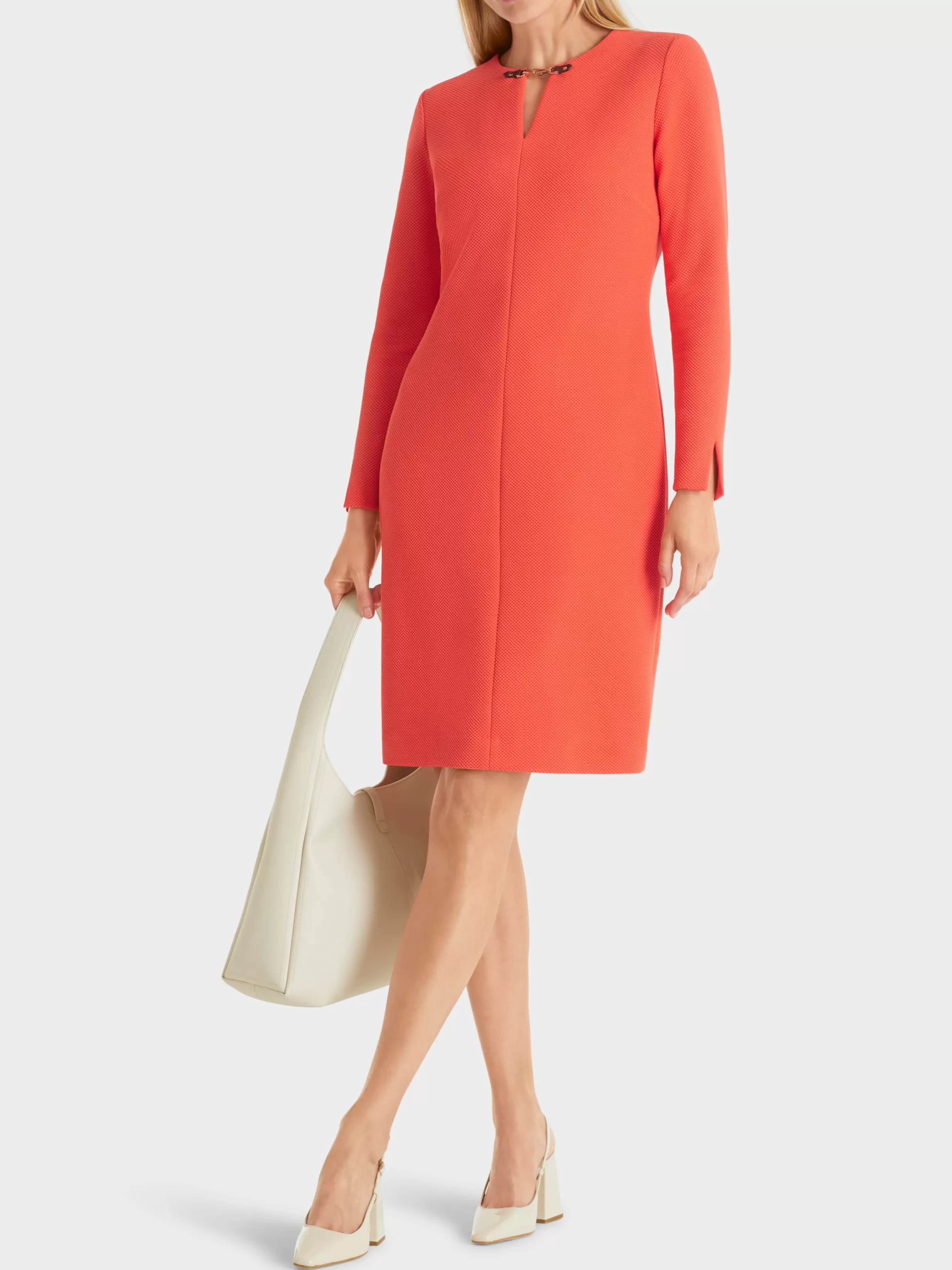 Best Marc Cain Figurnahes Minikleid bright tomato