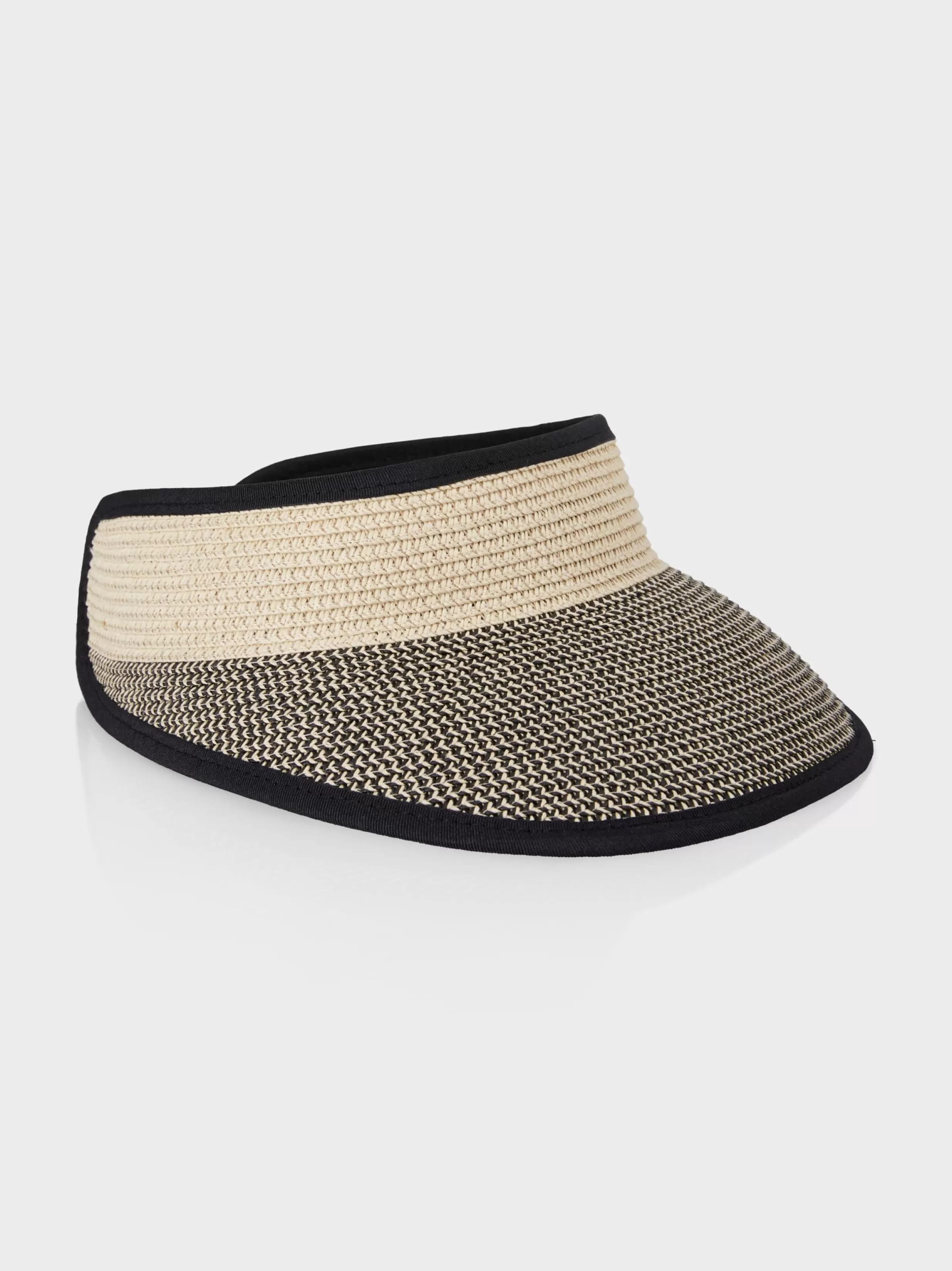 Best Sale Marc Cain Geflochtenes Visor-Cap raffia