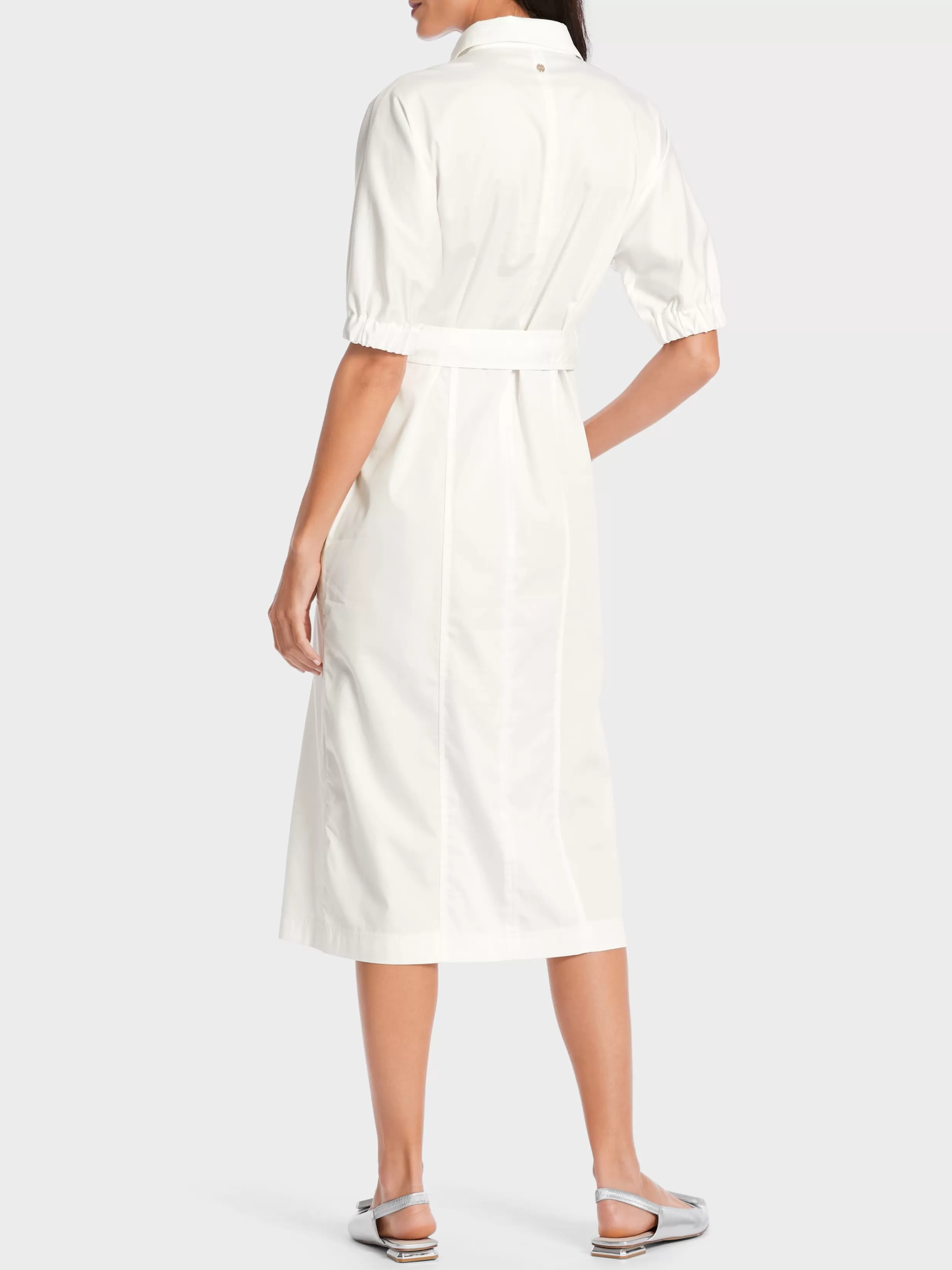 Cheap Marc Cain Hemdblusenkleid mit aufgesetzten Taschen off-white