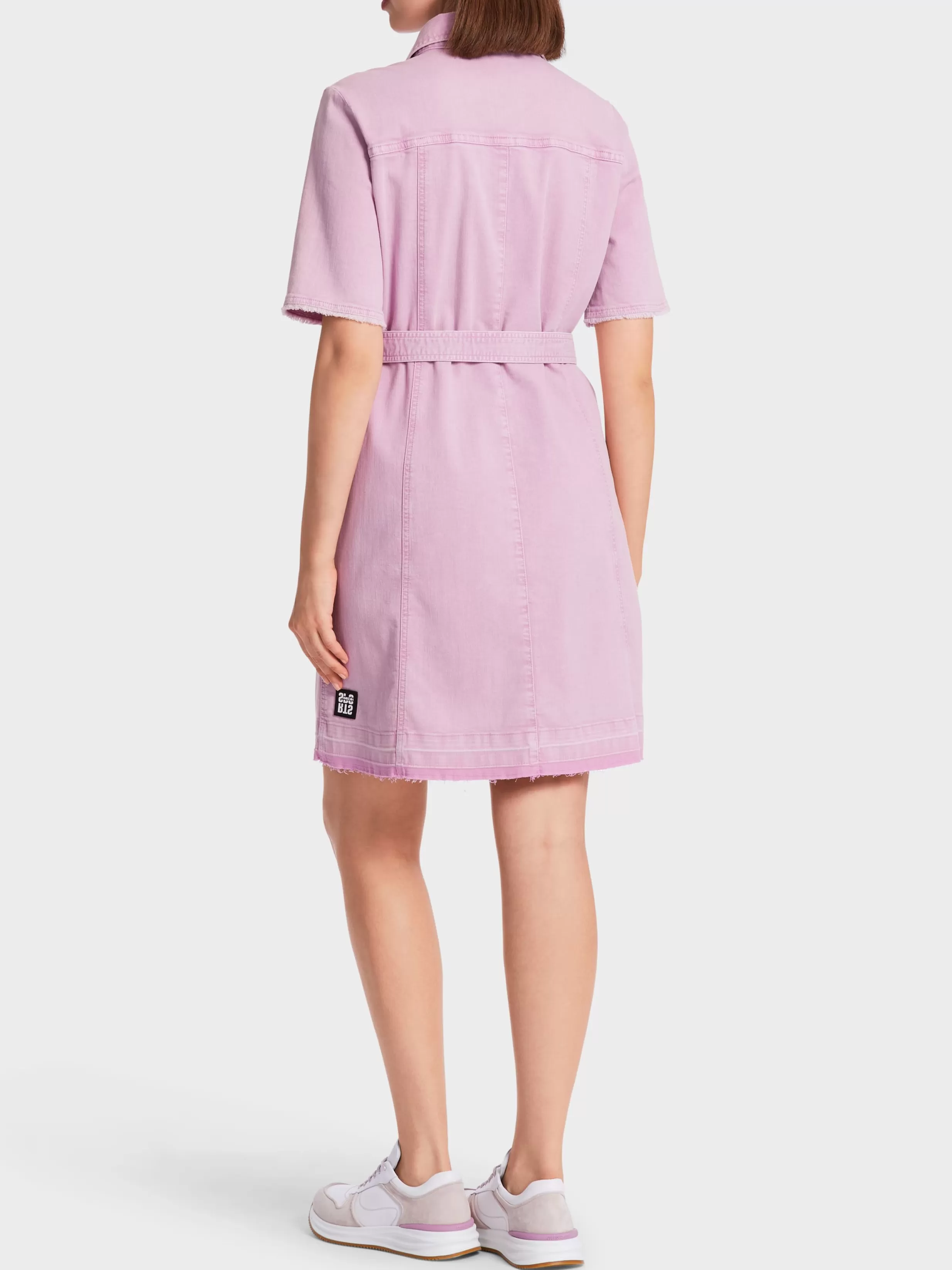 Fashion Marc Cain Hemdblusenkleid "Rethink Together" bright pink lavender