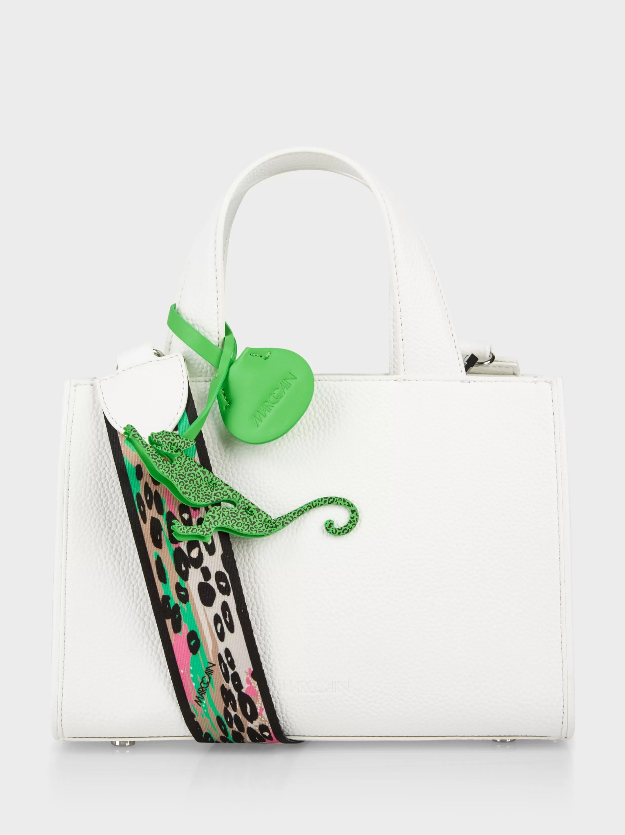 Discount Marc Cain Henkeltasche mit Schultergurt off-white