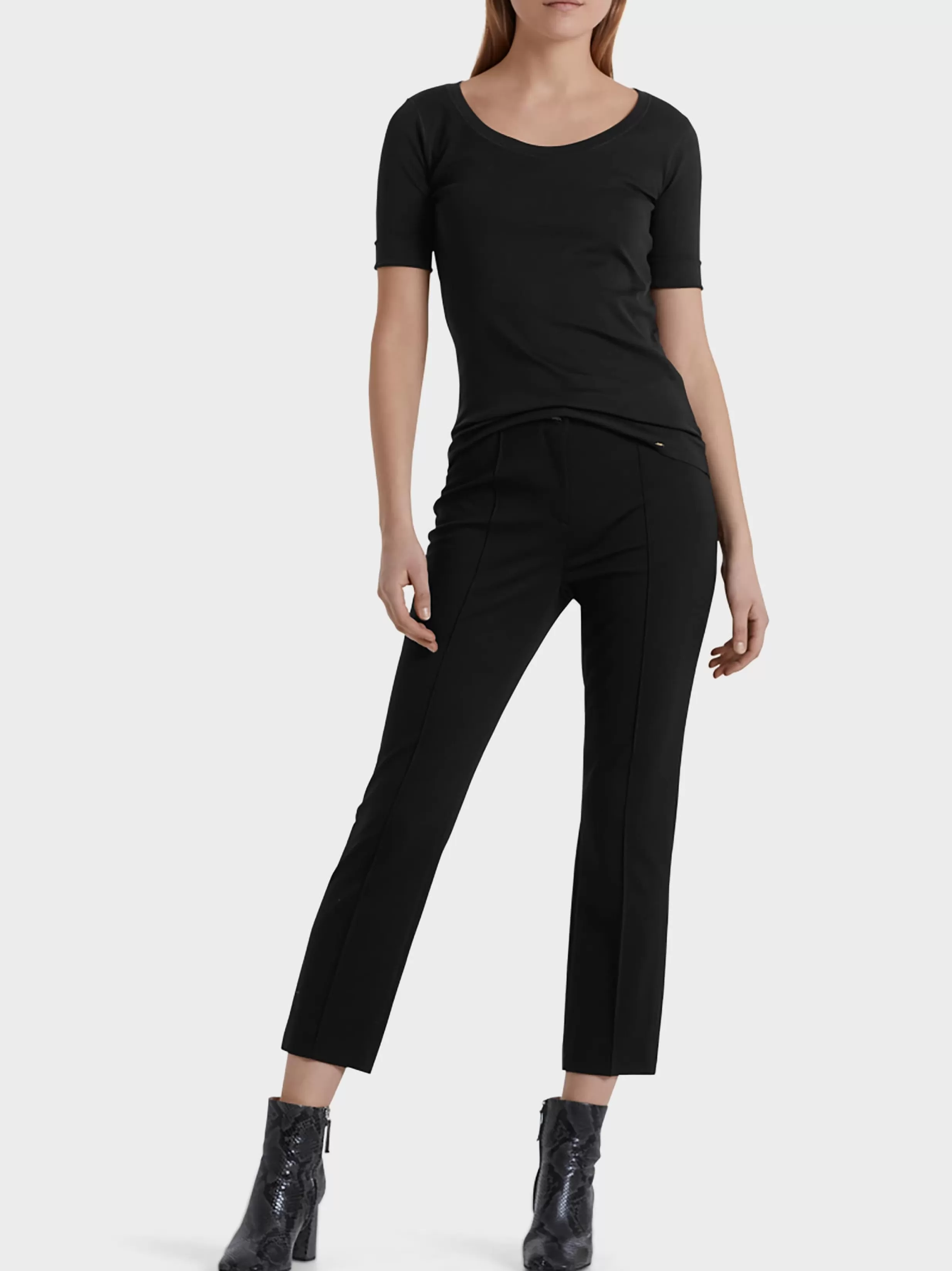 Hot Marc Cain Hochwertiges Basic-Shirt black