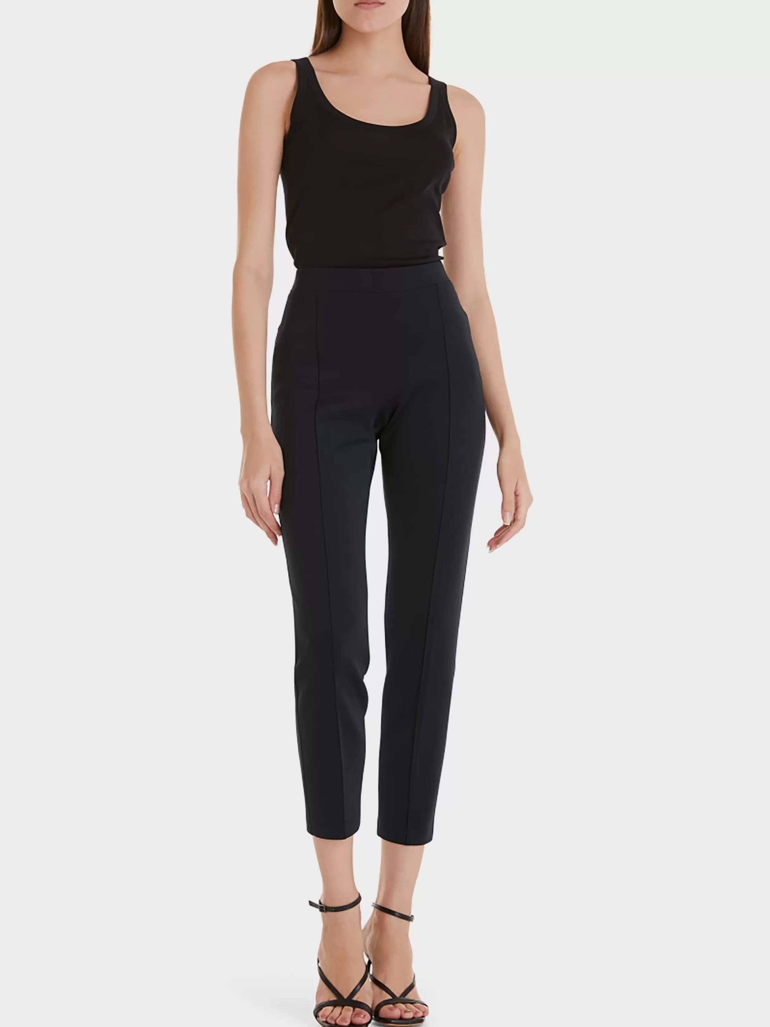 Best Marc Cain Hose aus Stretchjersey midnight blue