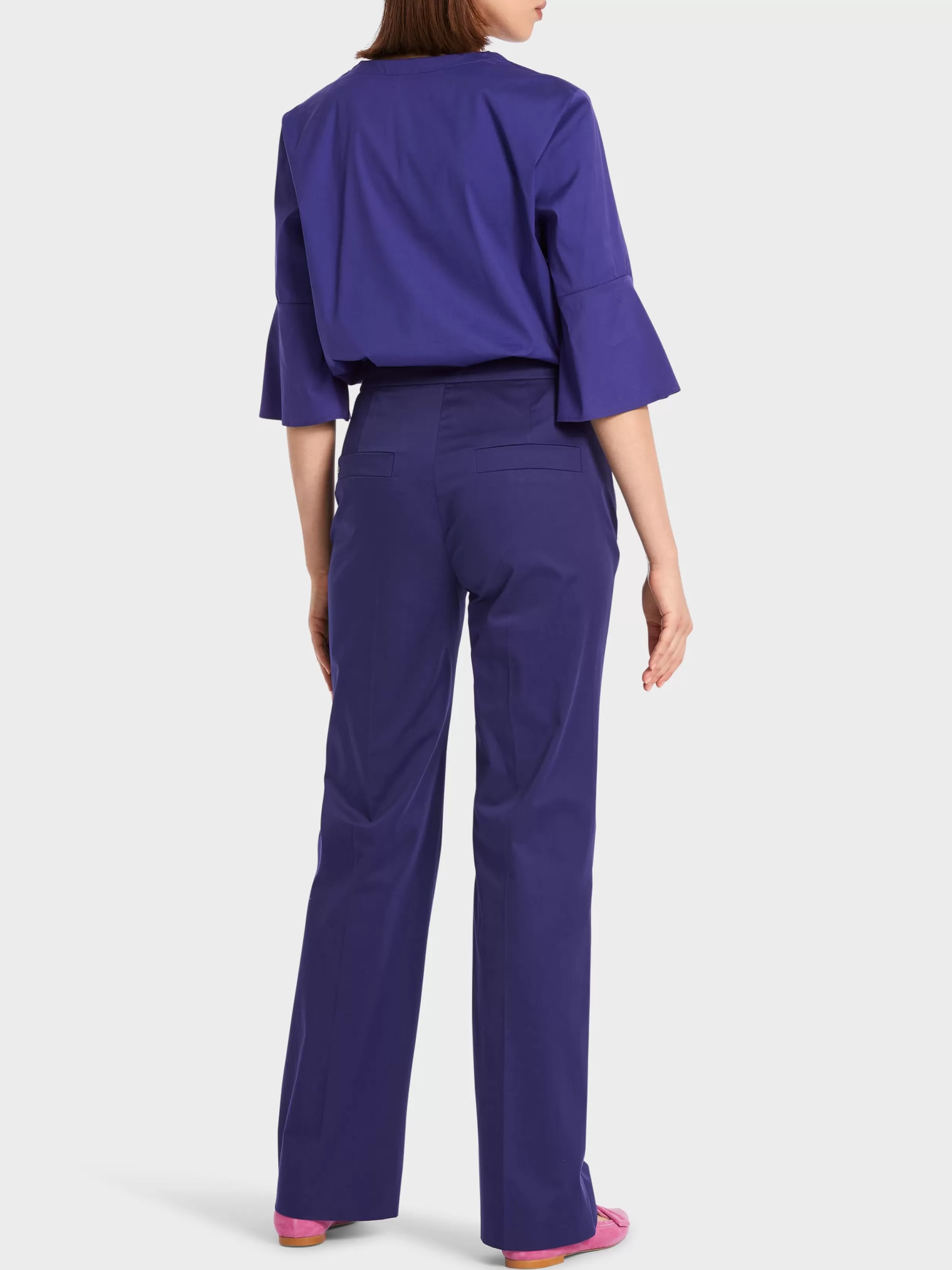 Flash Sale Marc Cain Hose FAID mit Reißverschlusstaschen deep violet