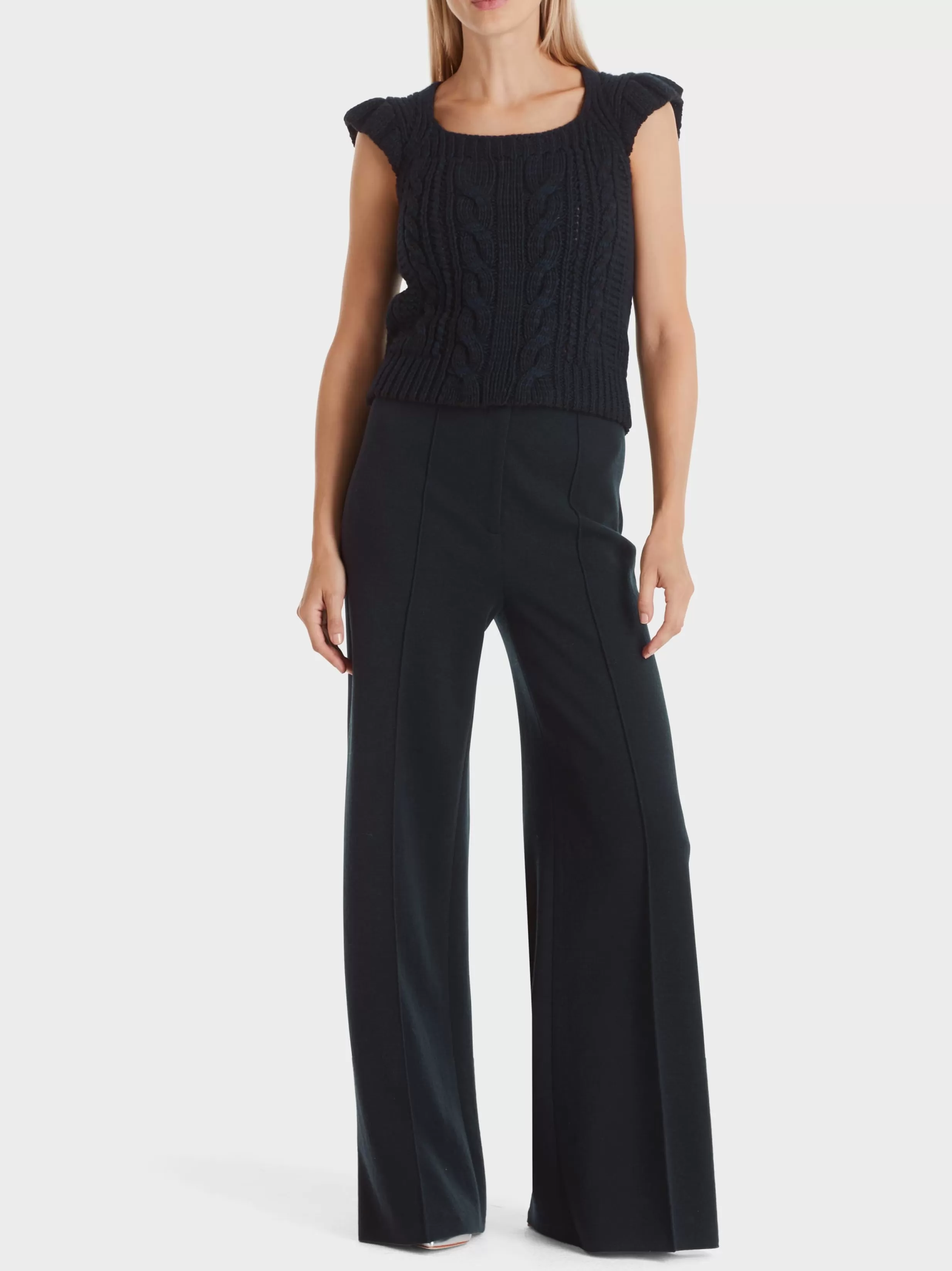 Shop Marc Cain Hose FIENI Knitted in Germany midnight blue