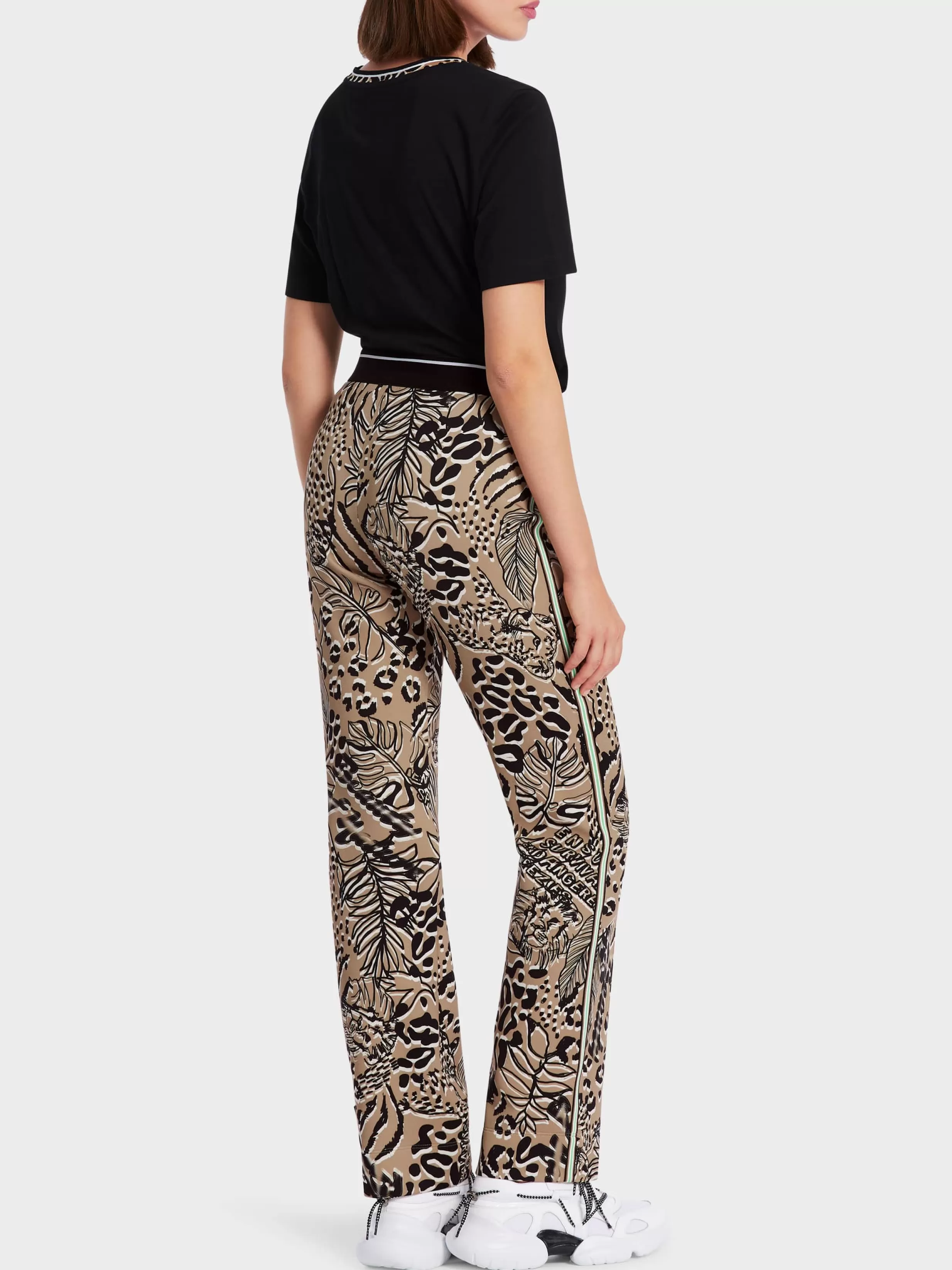 Shop Marc Cain Hose FOSHAN mit Alloverprint bright camel