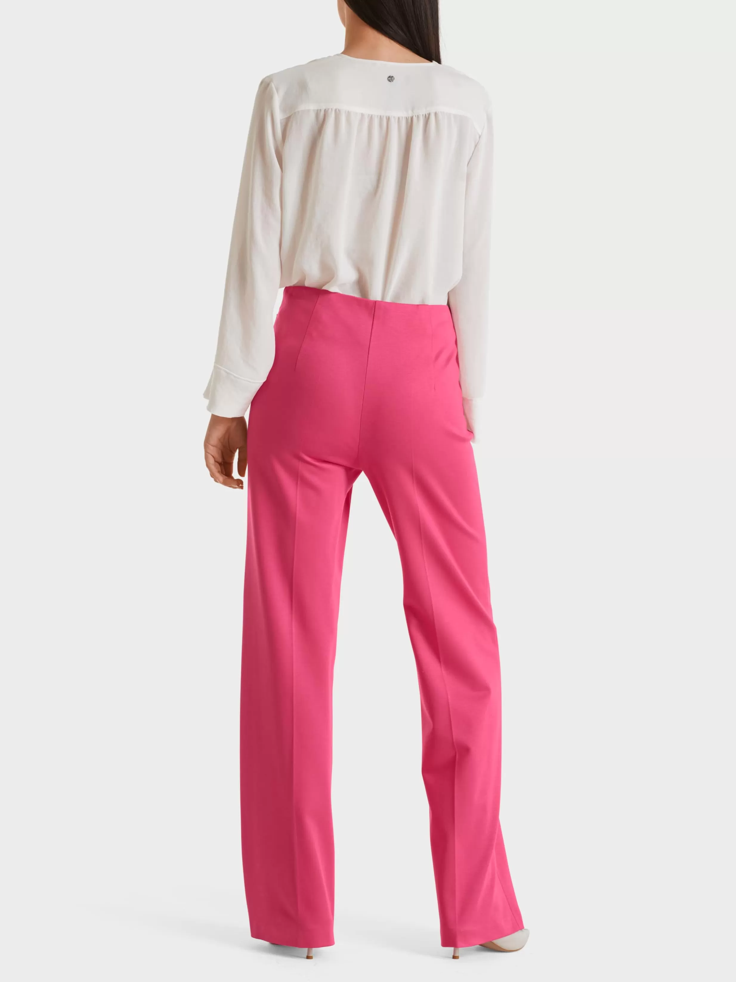 Flash Sale Marc Cain Hose WINDER mit weitem Schnitt super pink