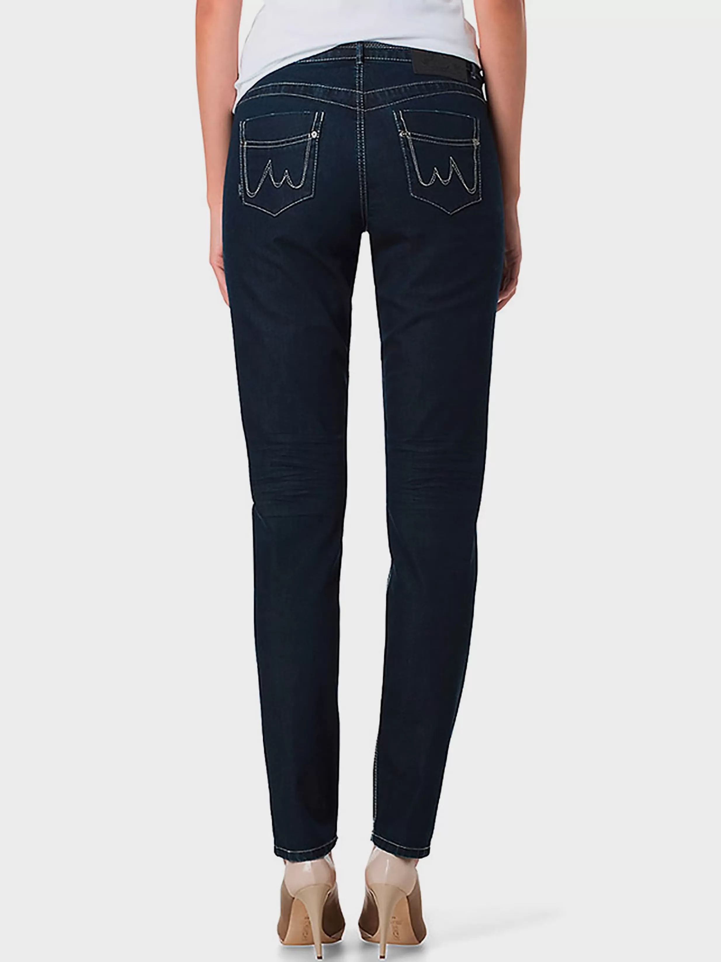 Best Sale Marc Cain Jeans mit hellen Nähten dark blue denim