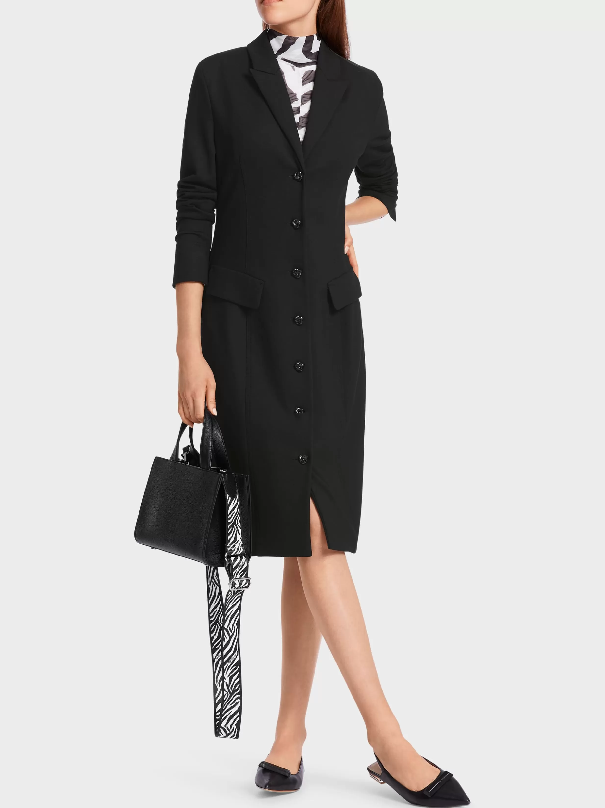 Cheap Marc Cain Kleid mit Revers black