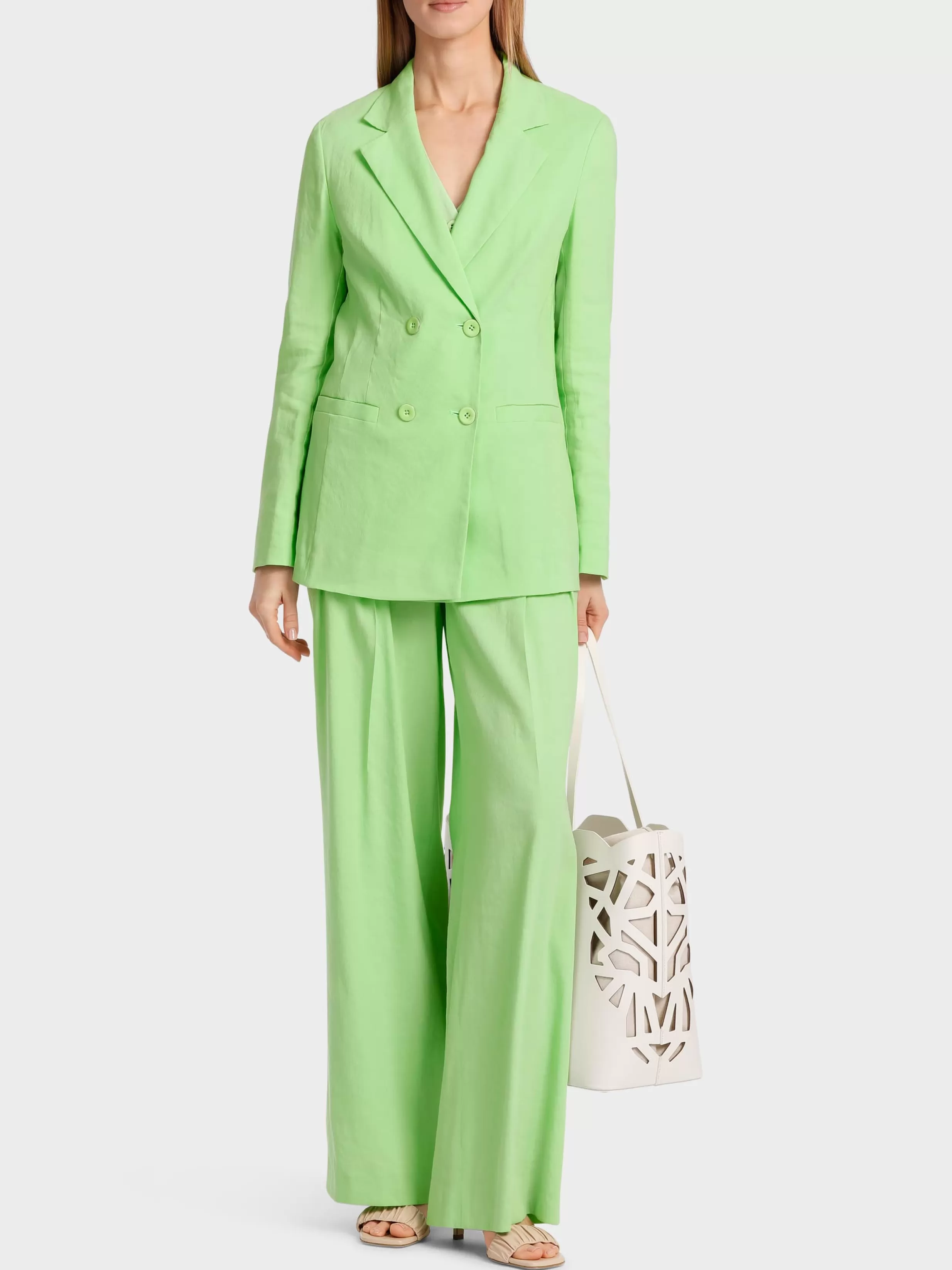 Discount Marc Cain Körpernaher Blazer light apple green