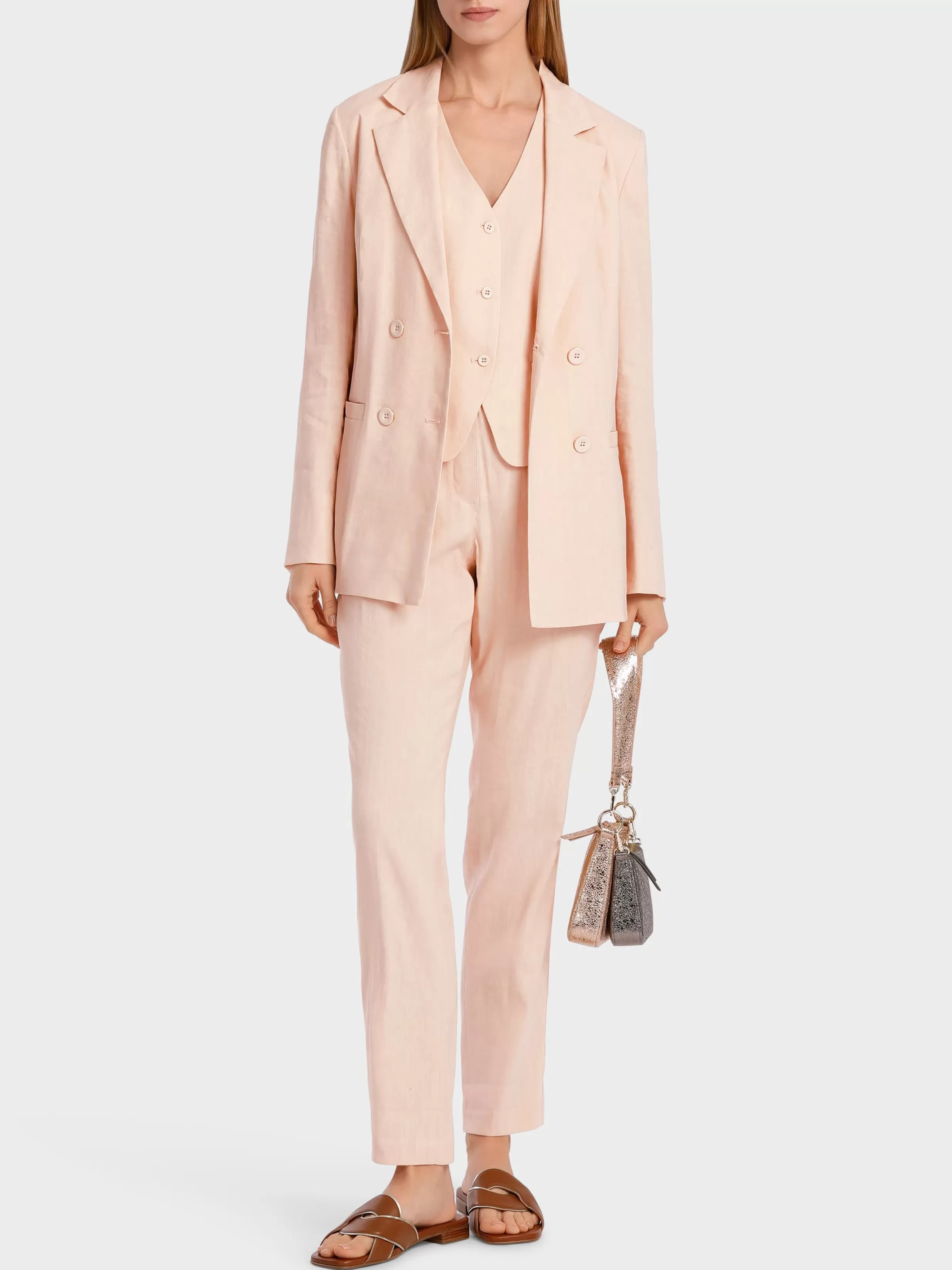 Best Sale Marc Cain Körpernaher Blazer soft rose