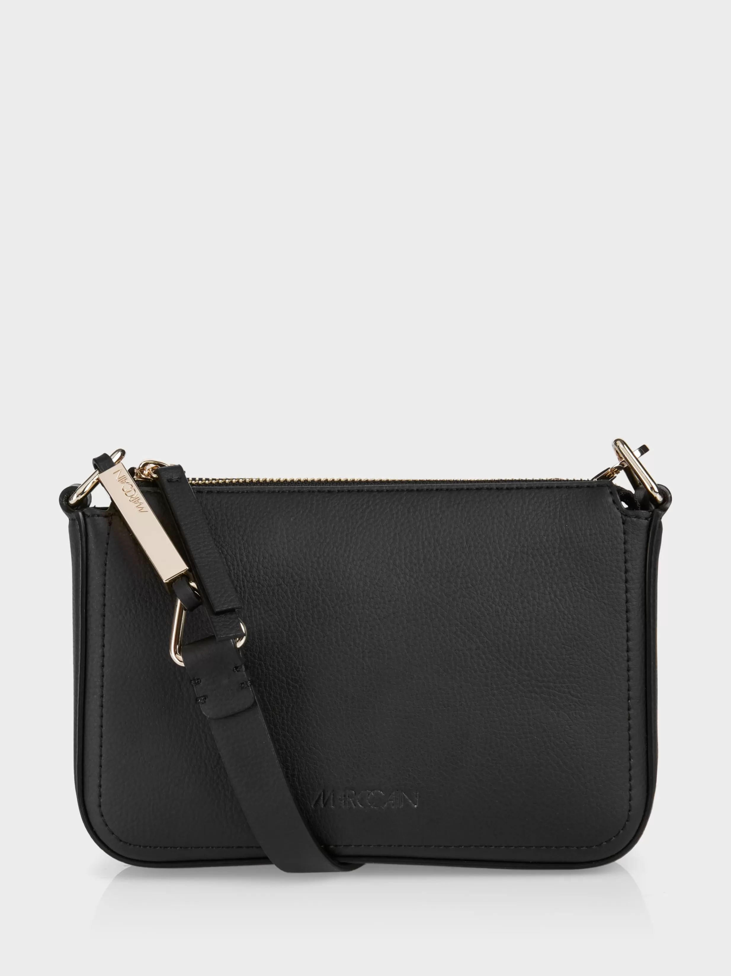 Cheap Marc Cain Leder-Minibag "Rethink Together" black