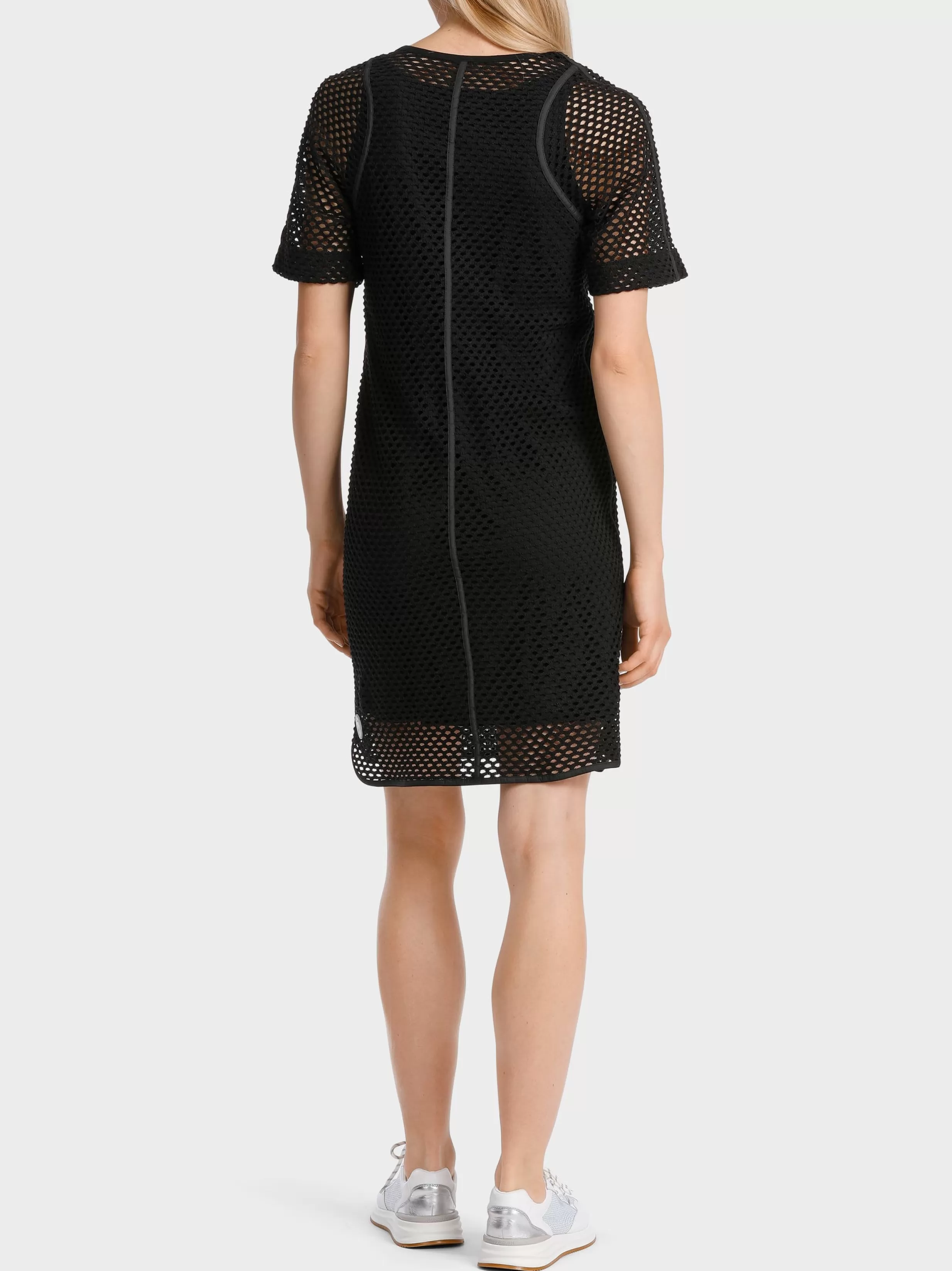 Outlet Marc Cain Legeres Netzkleid black