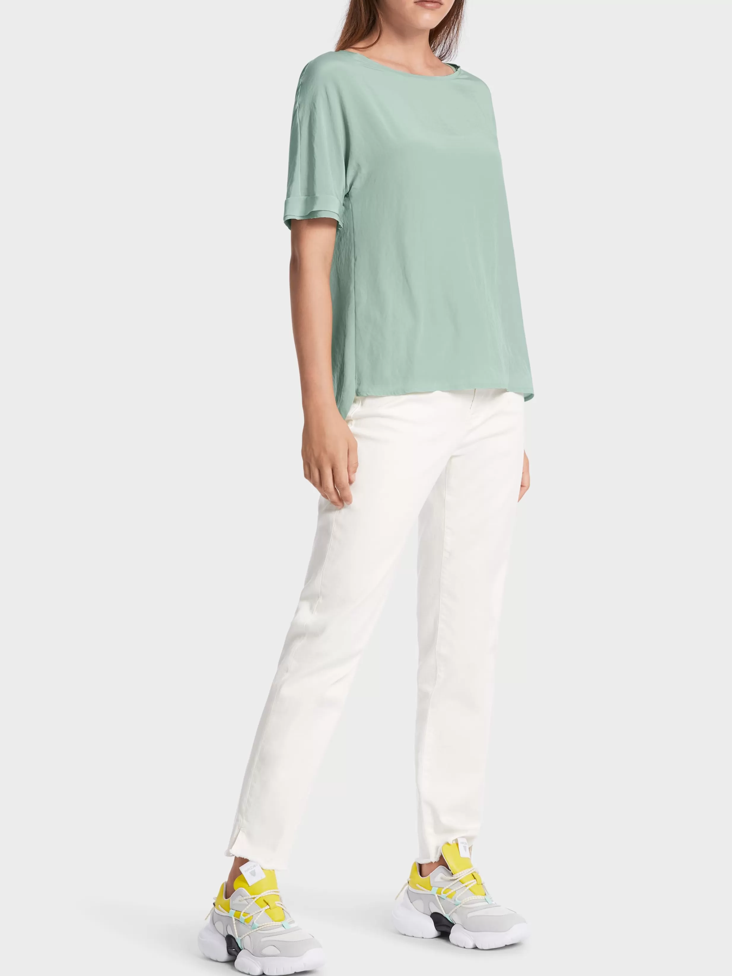 Store Marc Cain Leichte Bluse mit Kimono-Ärmel soft sage