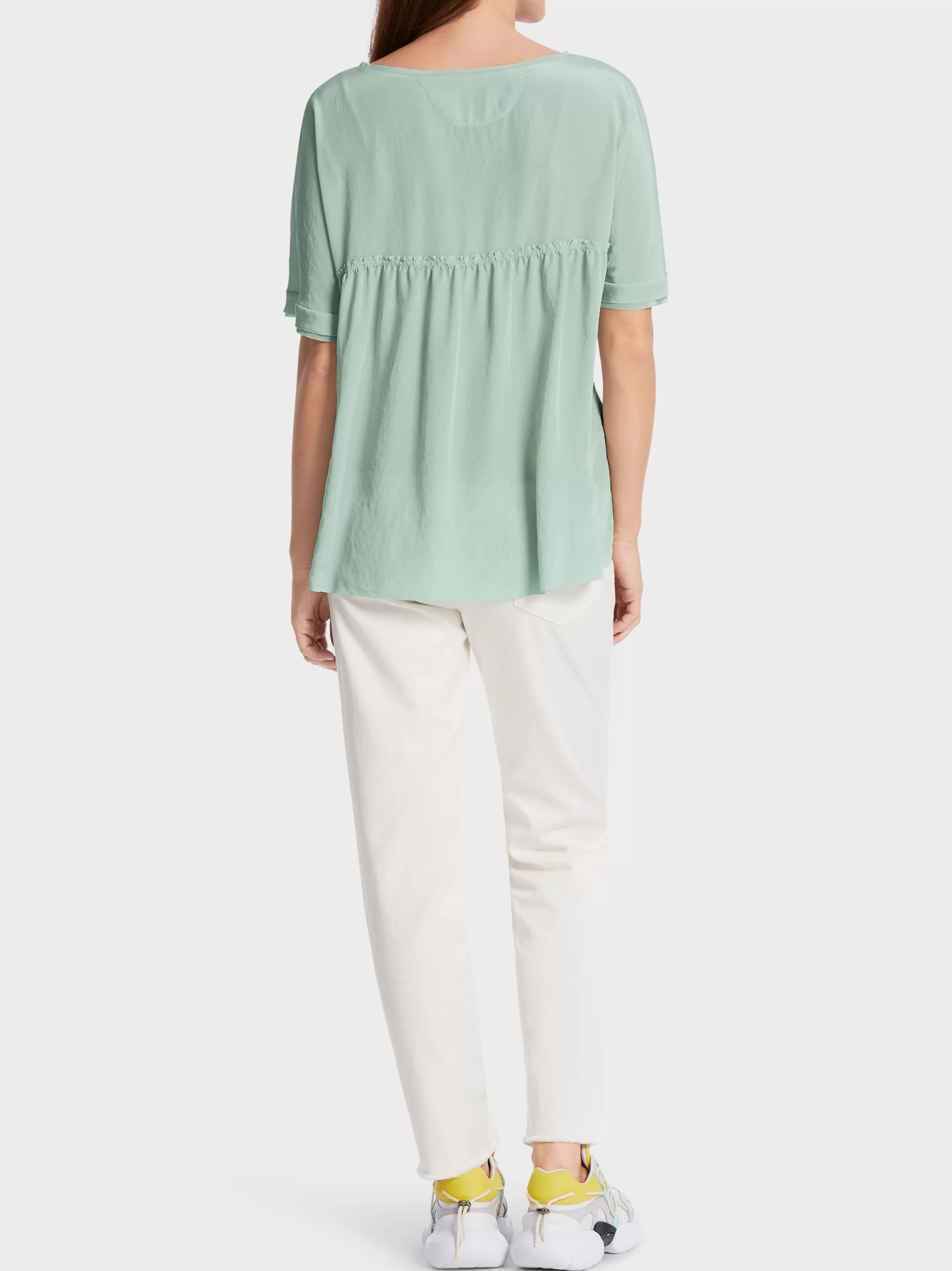 Store Marc Cain Leichte Bluse mit Kimono-Ärmel soft sage