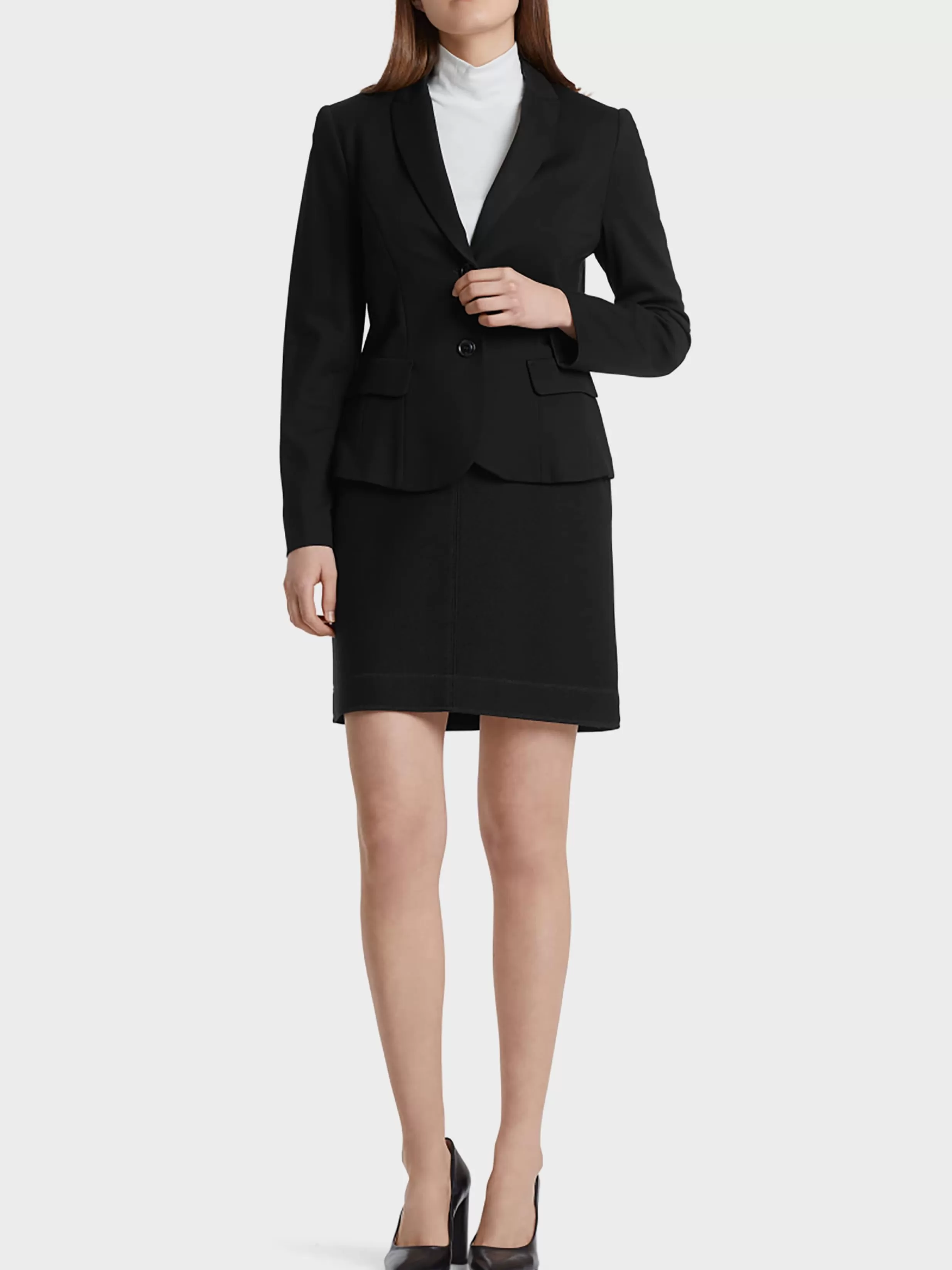 Hot Marc Cain Leichter Blazer aus feinem Jersey black