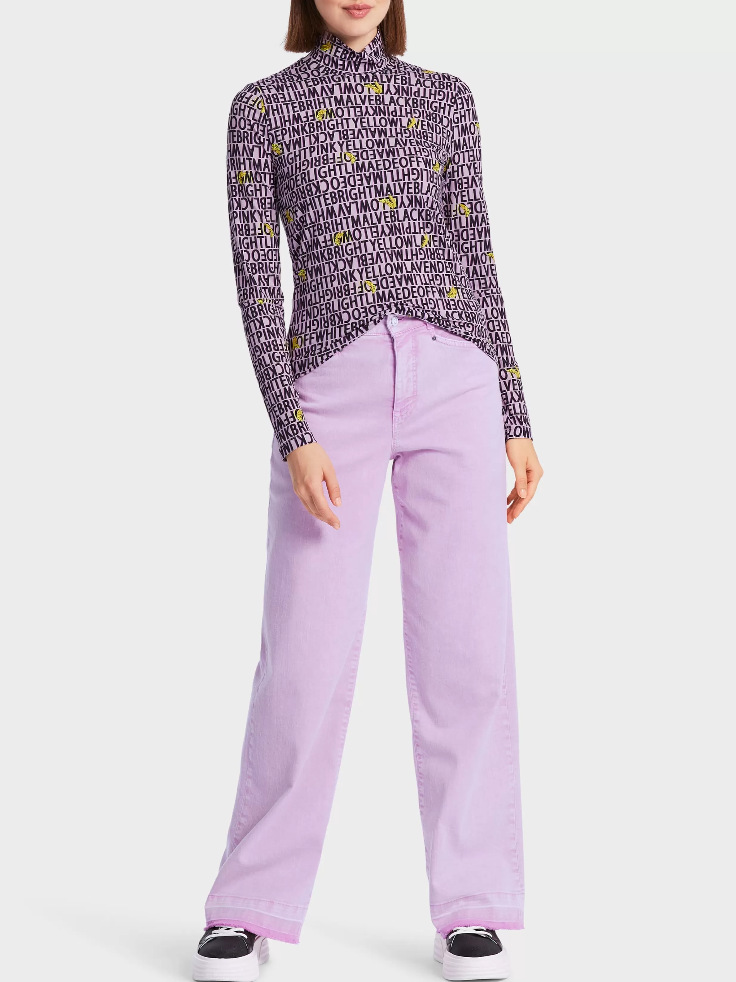 Cheap Marc Cain Longsleeve mit Stehkragen bright pink lavender