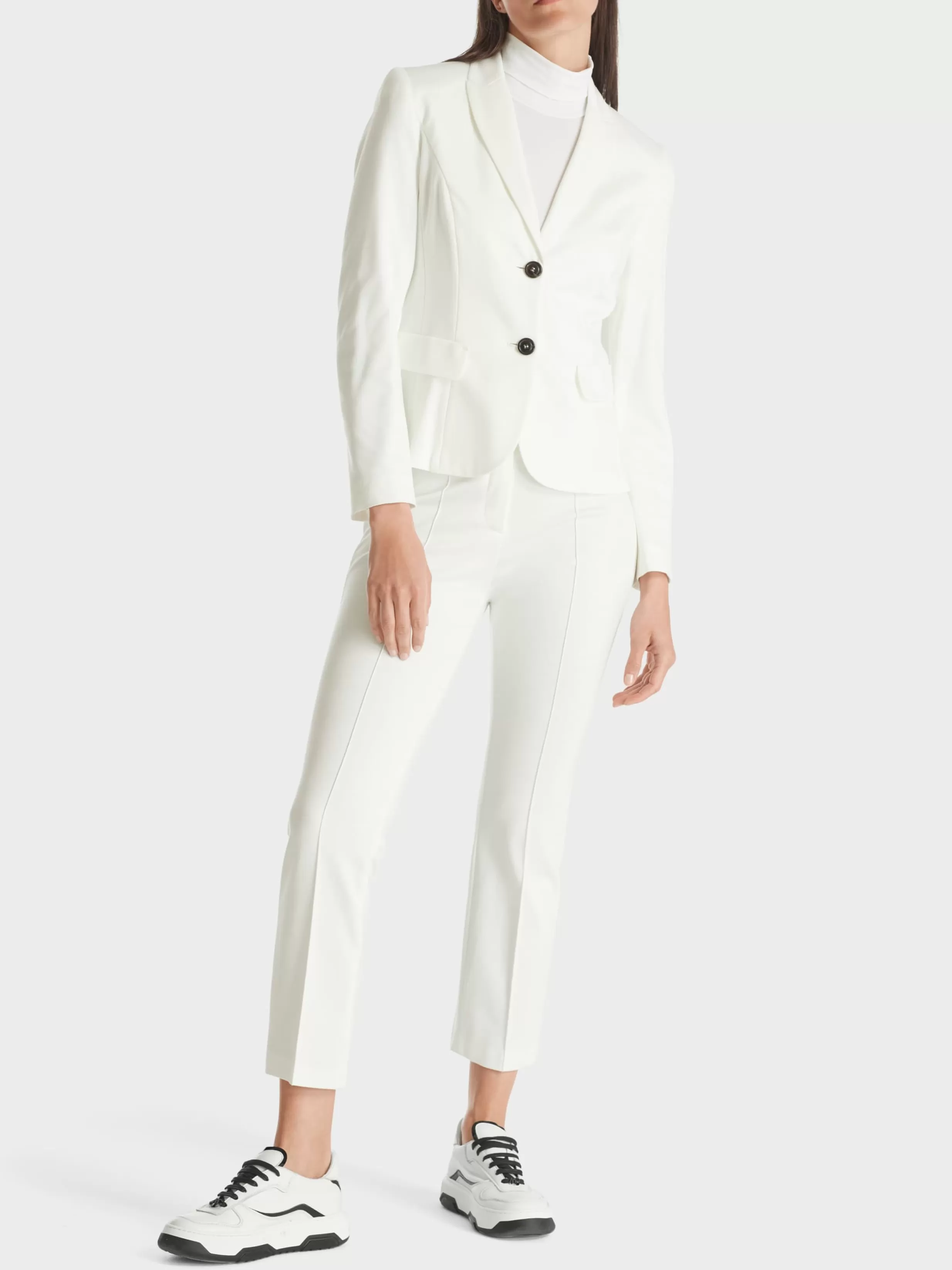 Clearance Marc Cain Melierter Blazer off-white