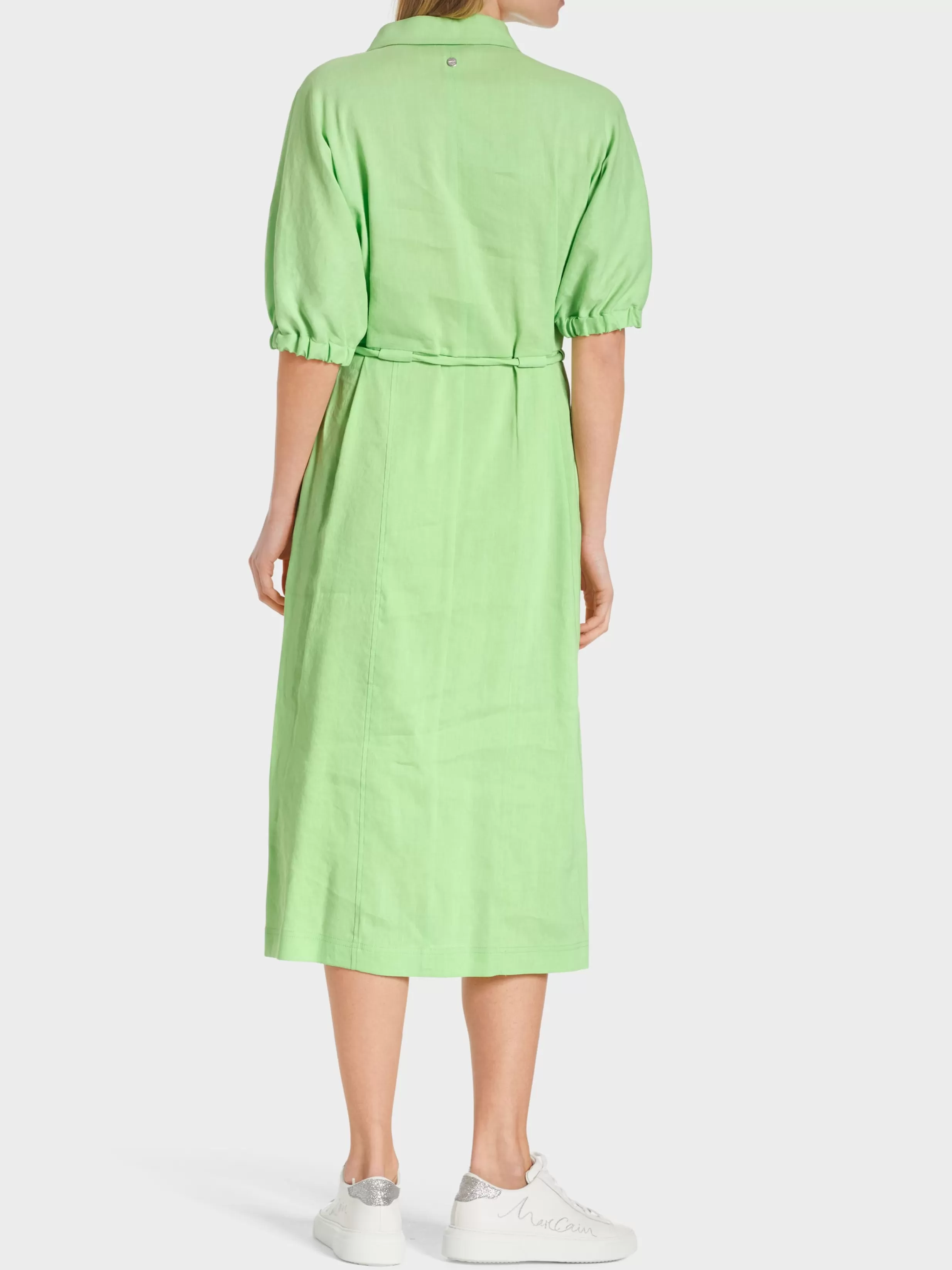 Outlet Marc Cain Midikleid mit Kimono-Ärmeln light apple green