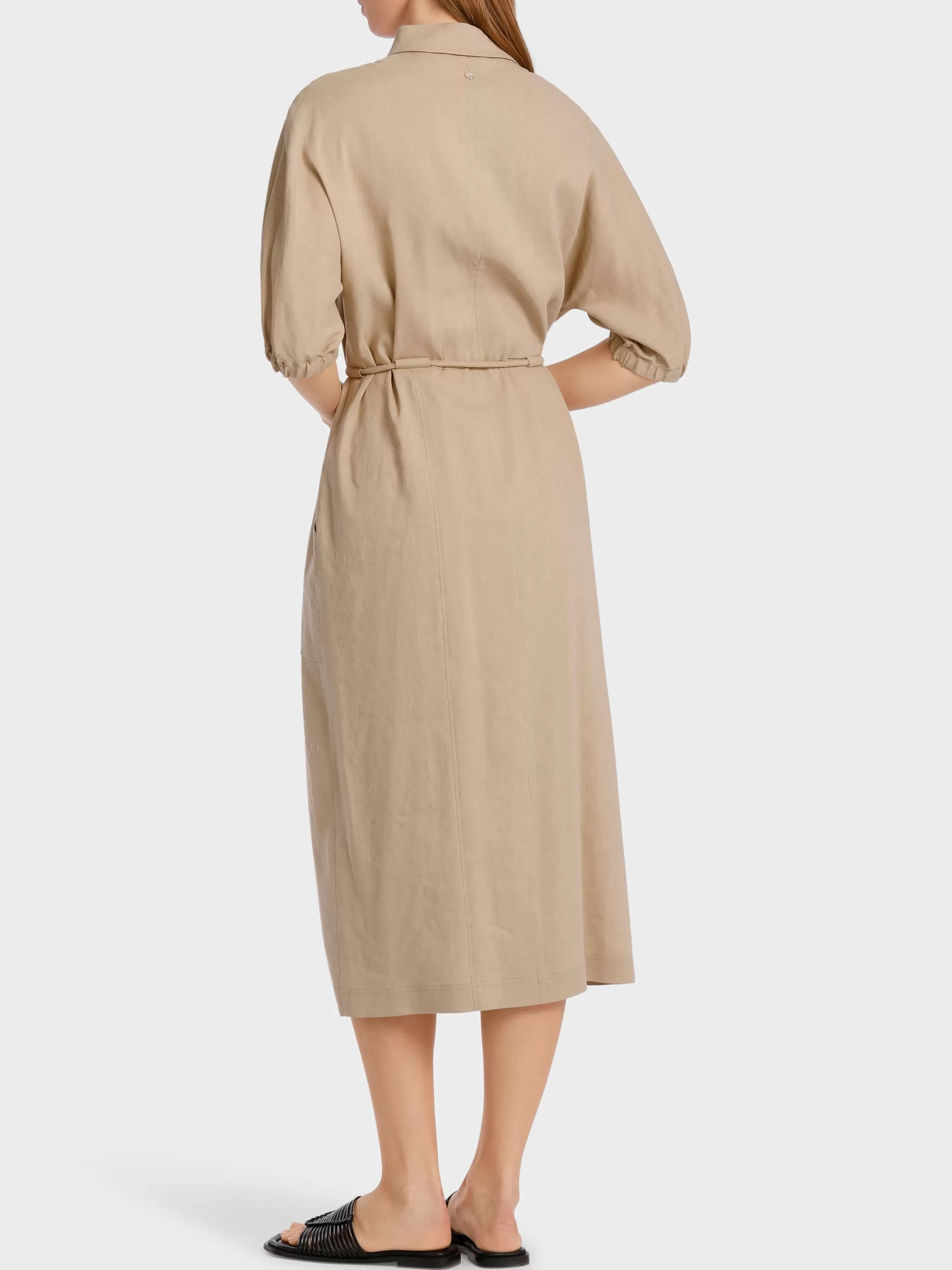 Sale Marc Cain Midikleid mit Kimono-Ärmeln deep sand