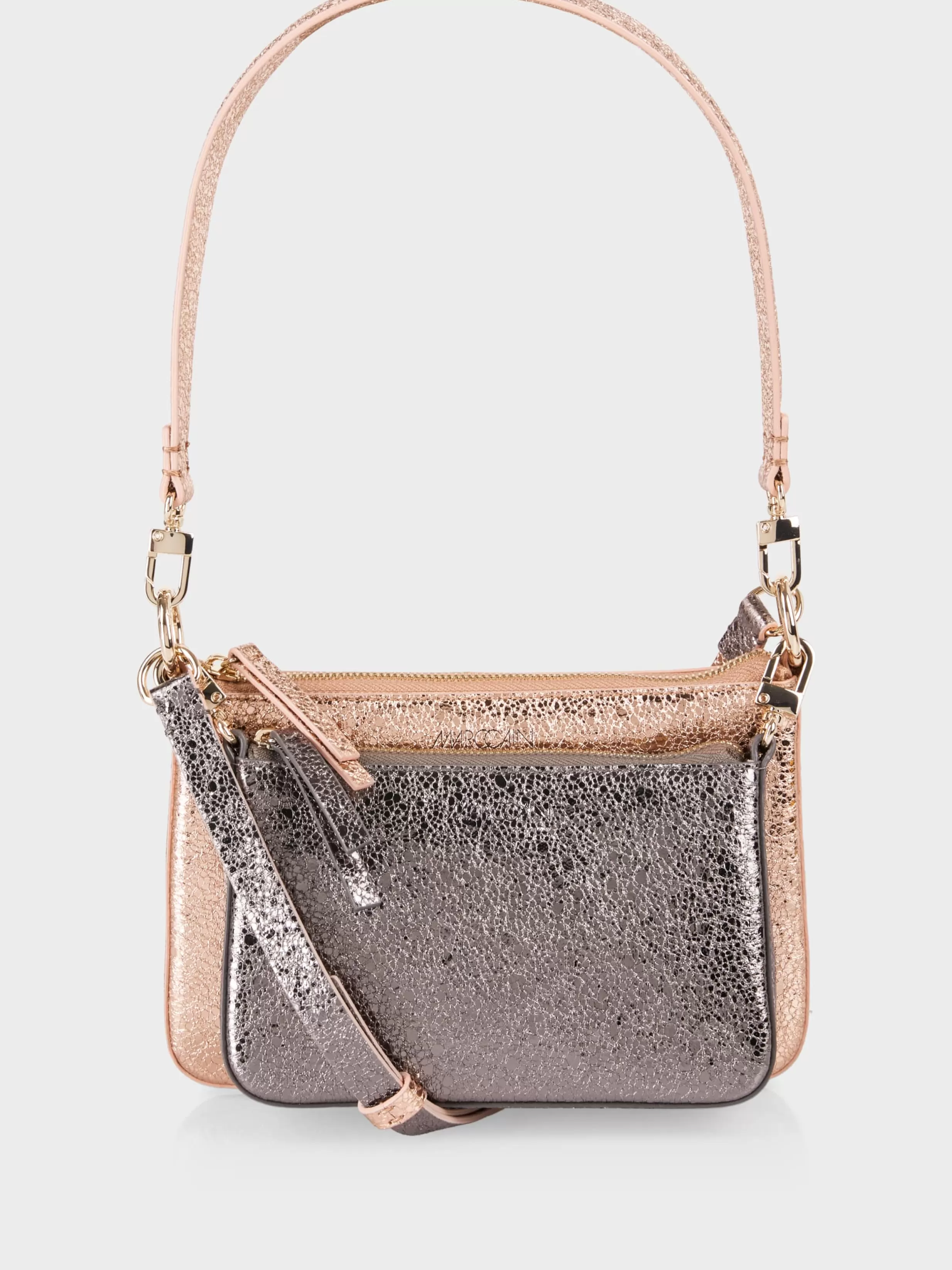 Discount Marc Cain Mini-Bag mit Metallic-Effekt soft rose