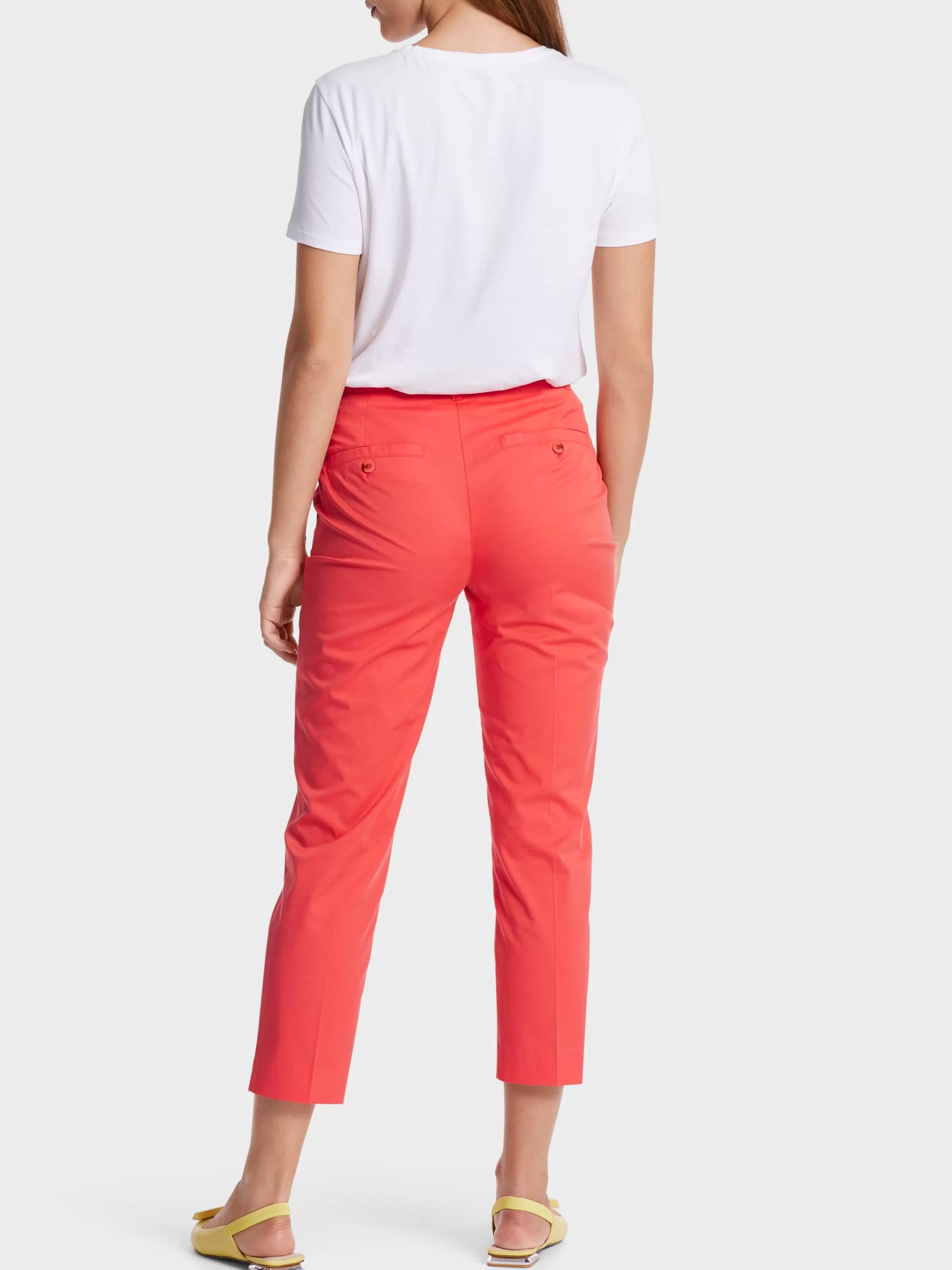 Shop Marc Cain Modell FRANCA aus Light Cotton deep coral