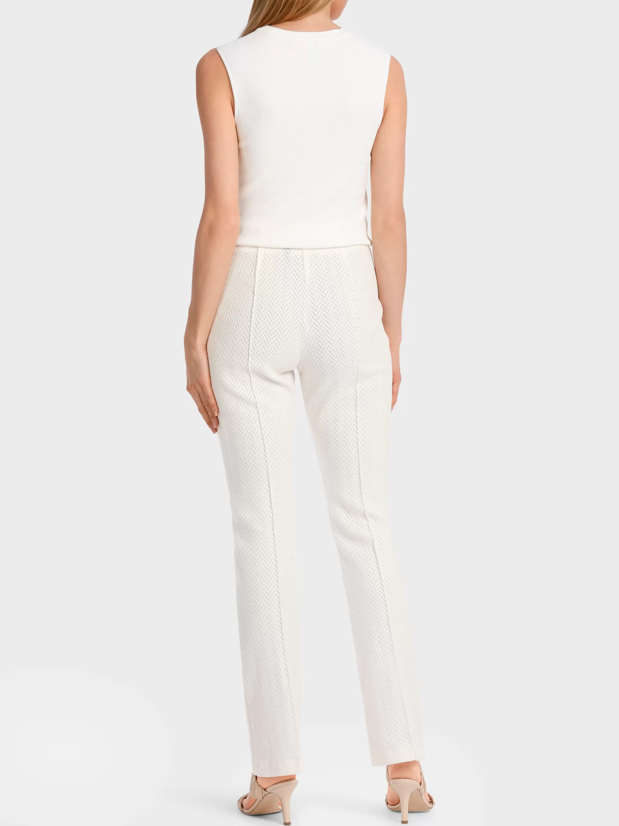 Cheap Marc Cain Modell FREDERICA – Schlupfhose gestrickt off-white