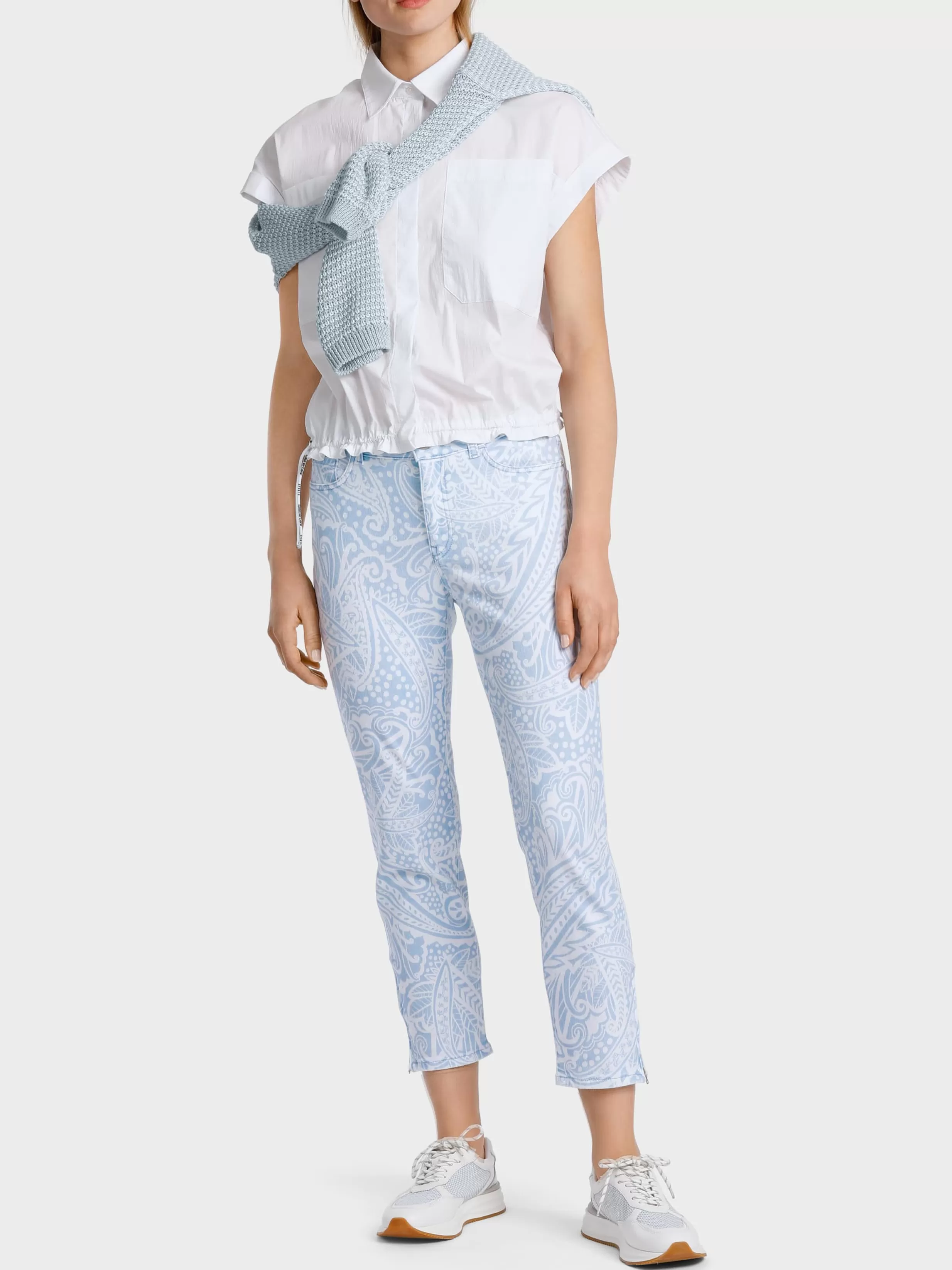 Outlet Marc Cain Modell SILEA – Jeans “Rethink Together” soft summer sky