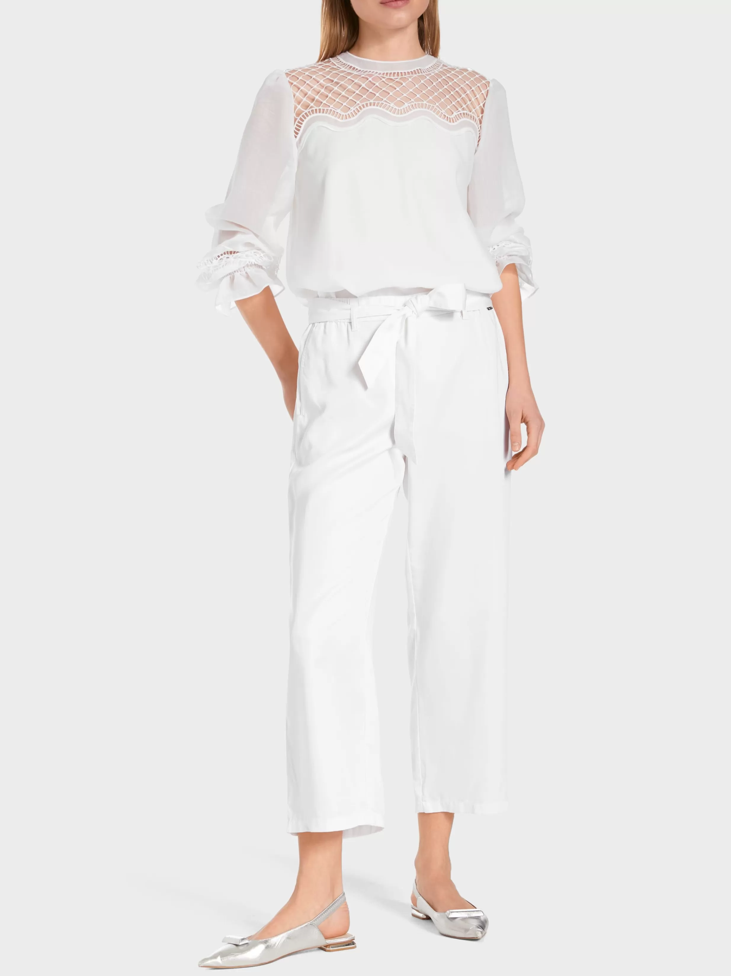 Fashion Marc Cain Modell WASHINGTON „Rethink Together“ white