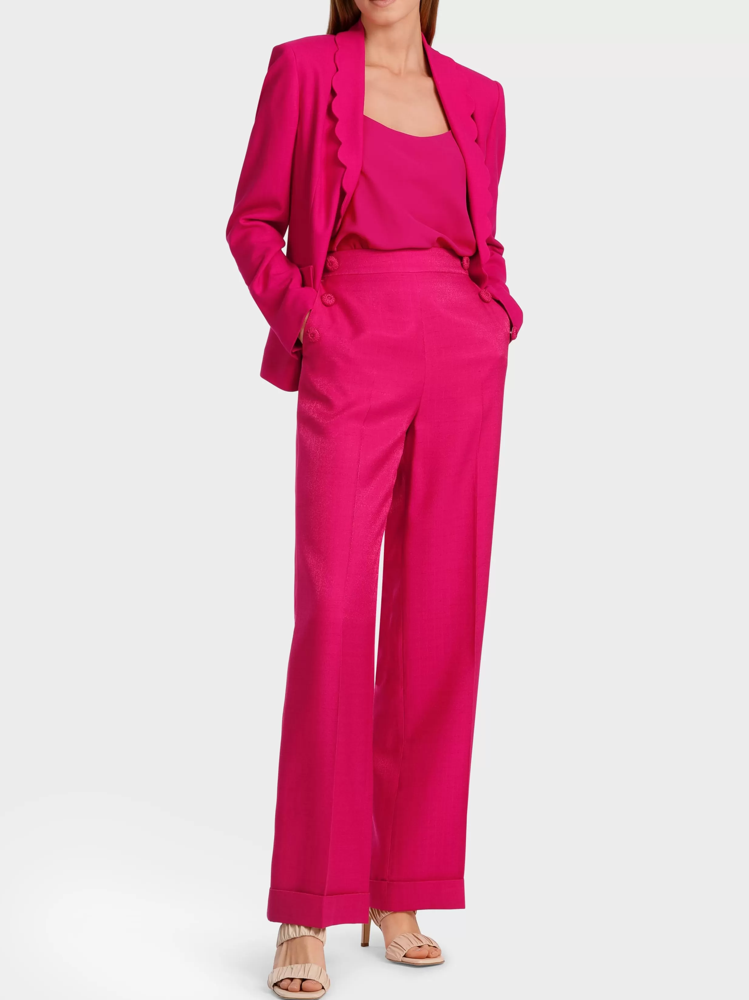 Best Sale Marc Cain Modell WHEATEN - Elegante Hose deep fuchsia