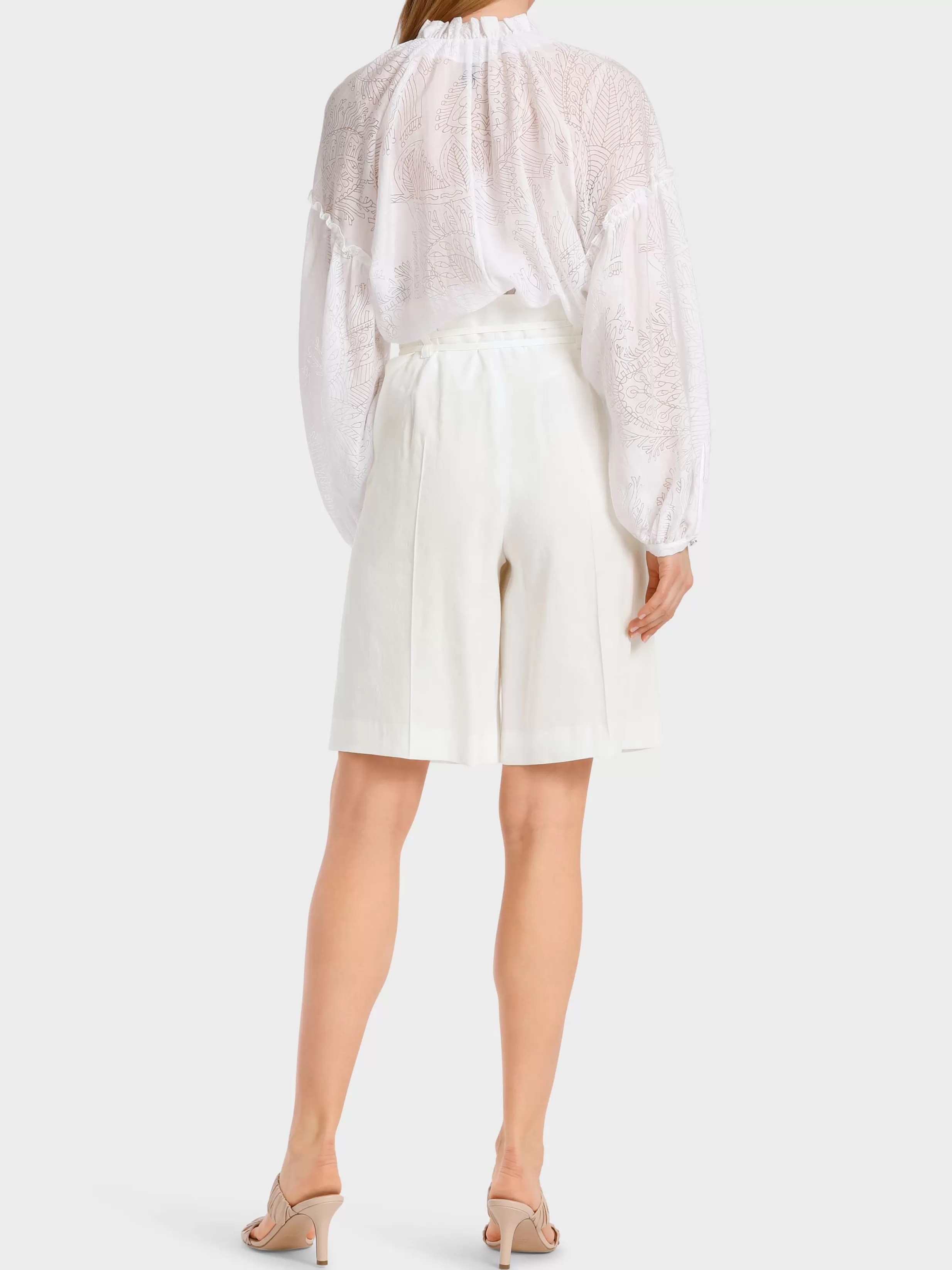 New Marc Cain Modell WICHITA – Hose im Paperbag-Style off-white