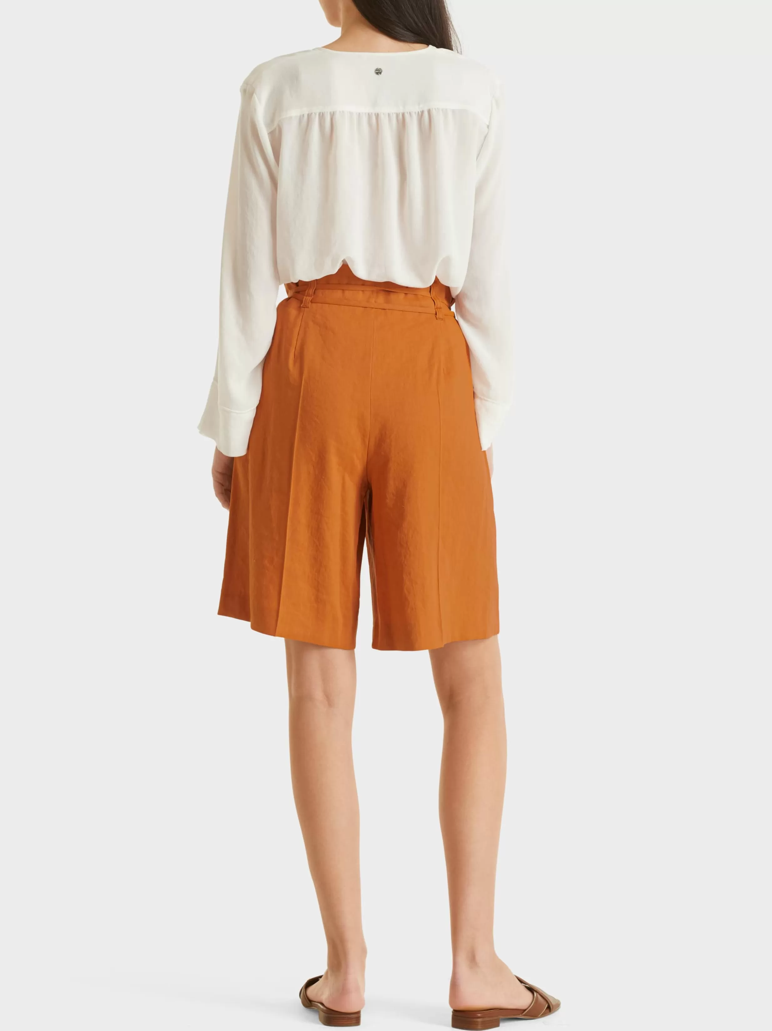 Online Marc Cain Modell WICHITA – Hose im Paperbag-Style bright ochre