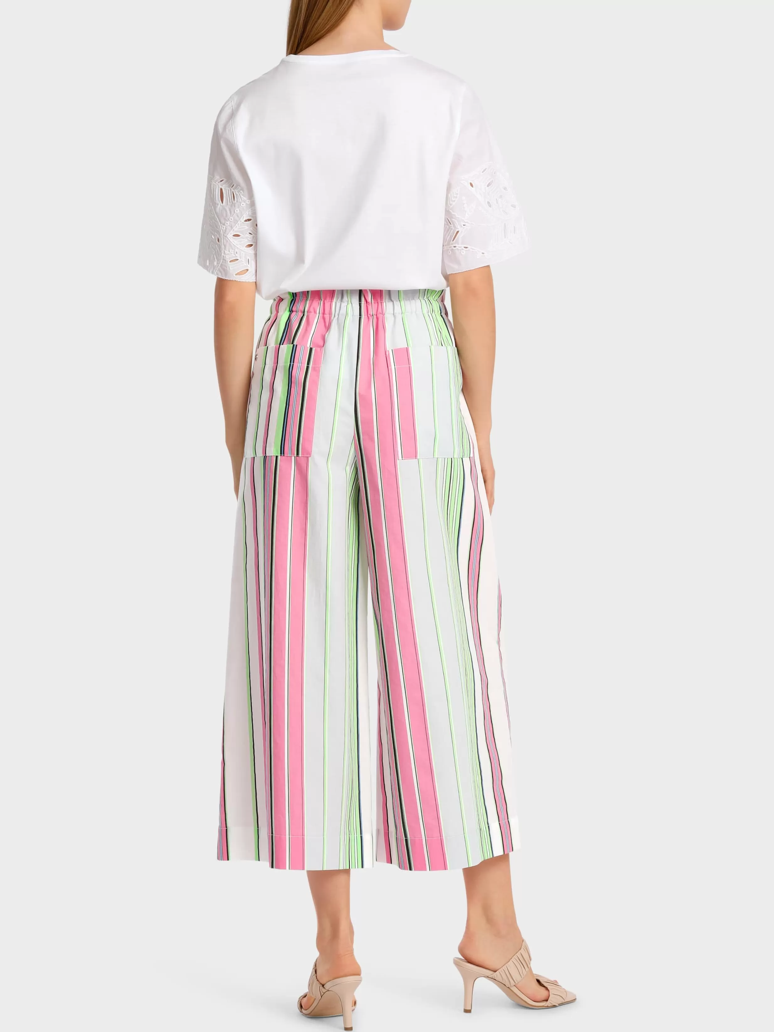 Shop Marc Cain Modell WILMAR – Culotte mit Längsstreif smoky ice new