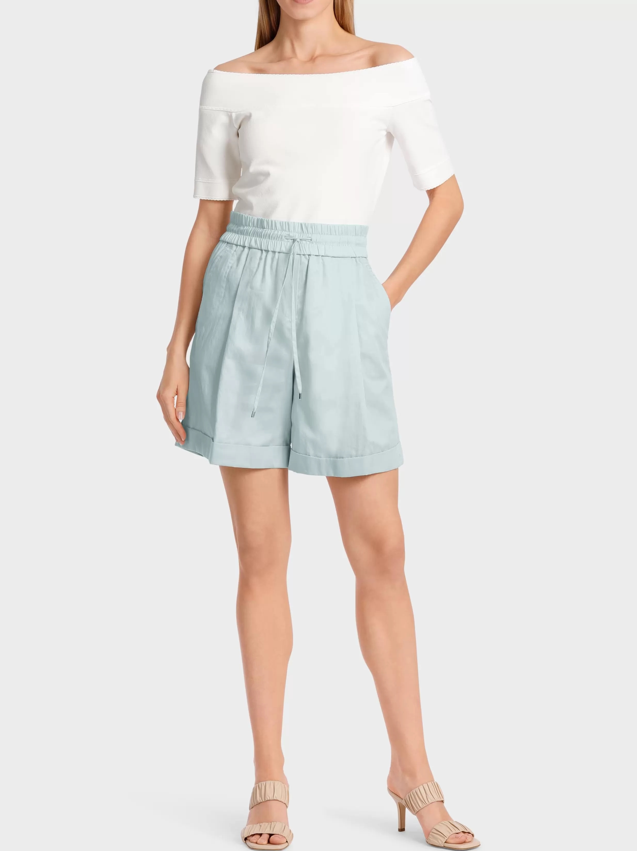 Best Marc Cain Modell WITTEN – Shorts mit Stulpen smoky ice new