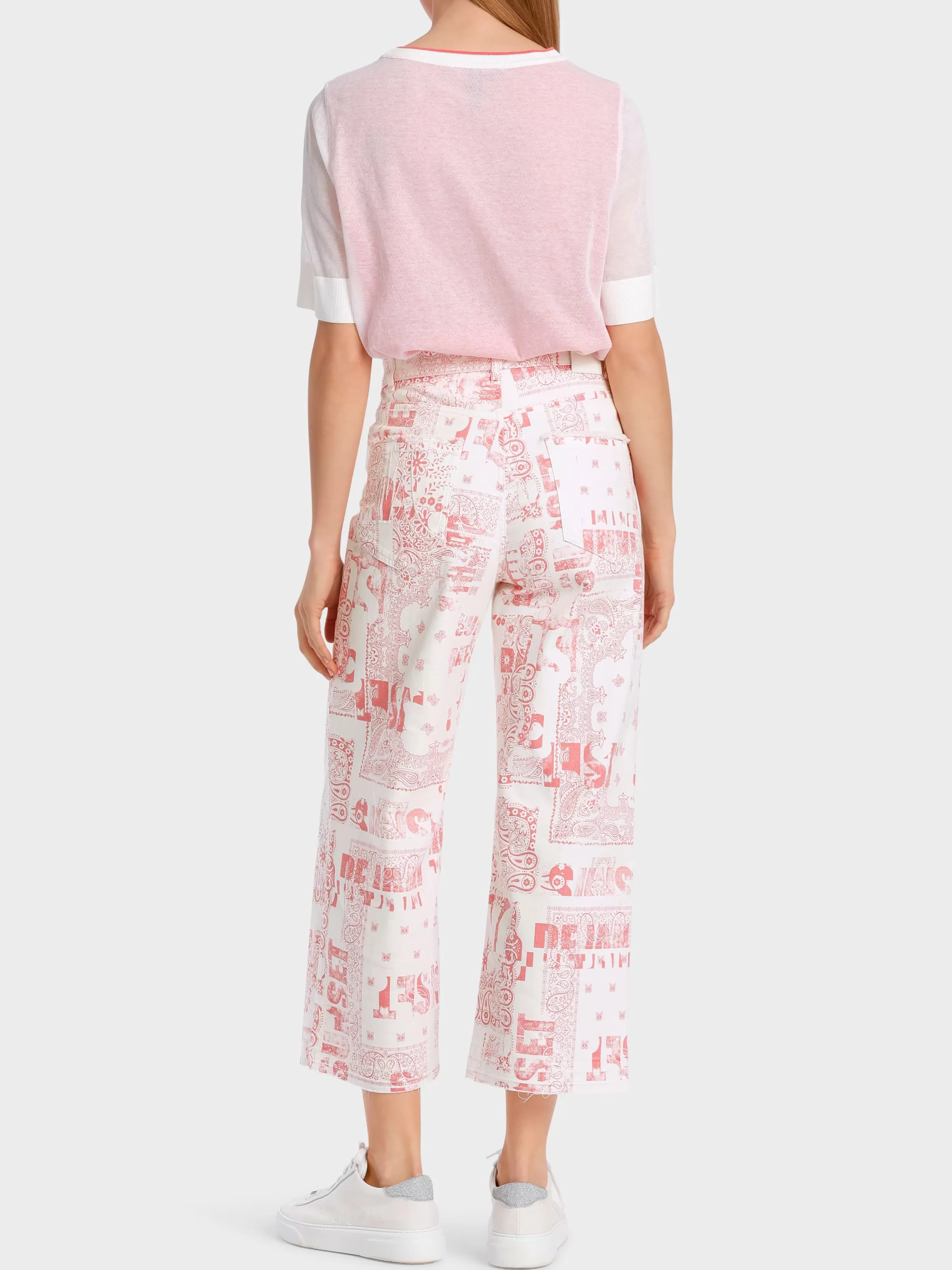 Outlet Marc Cain Modell WYLIE im Printed Denim white